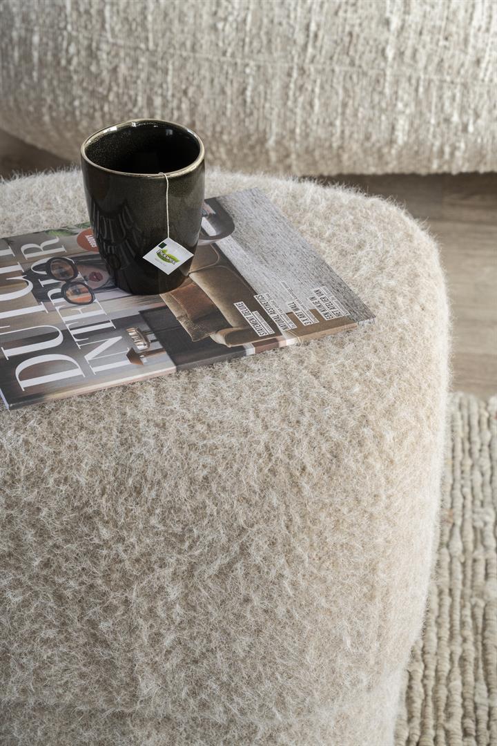KELSO Cream Pouf