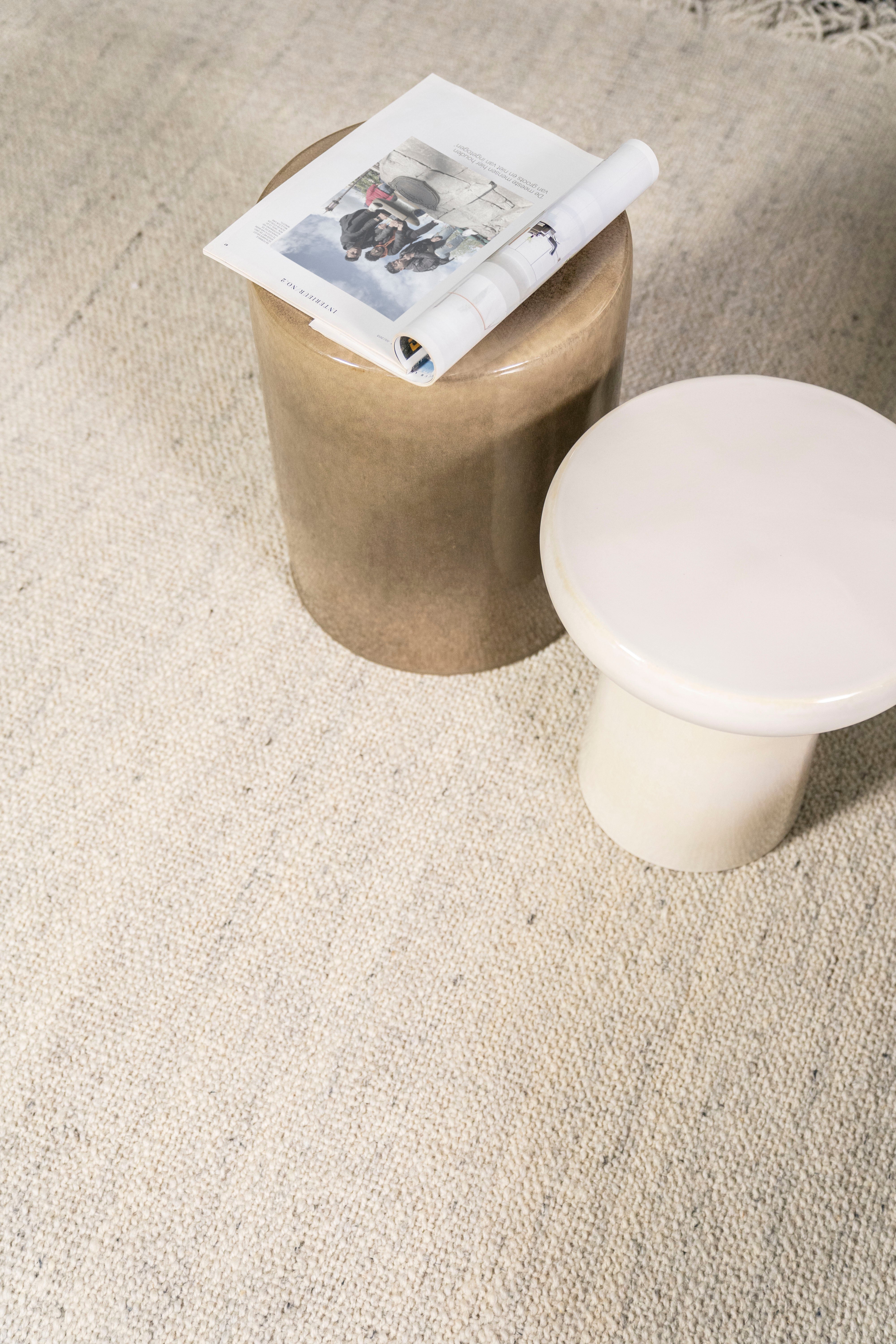 GLAZE Cream Side Table