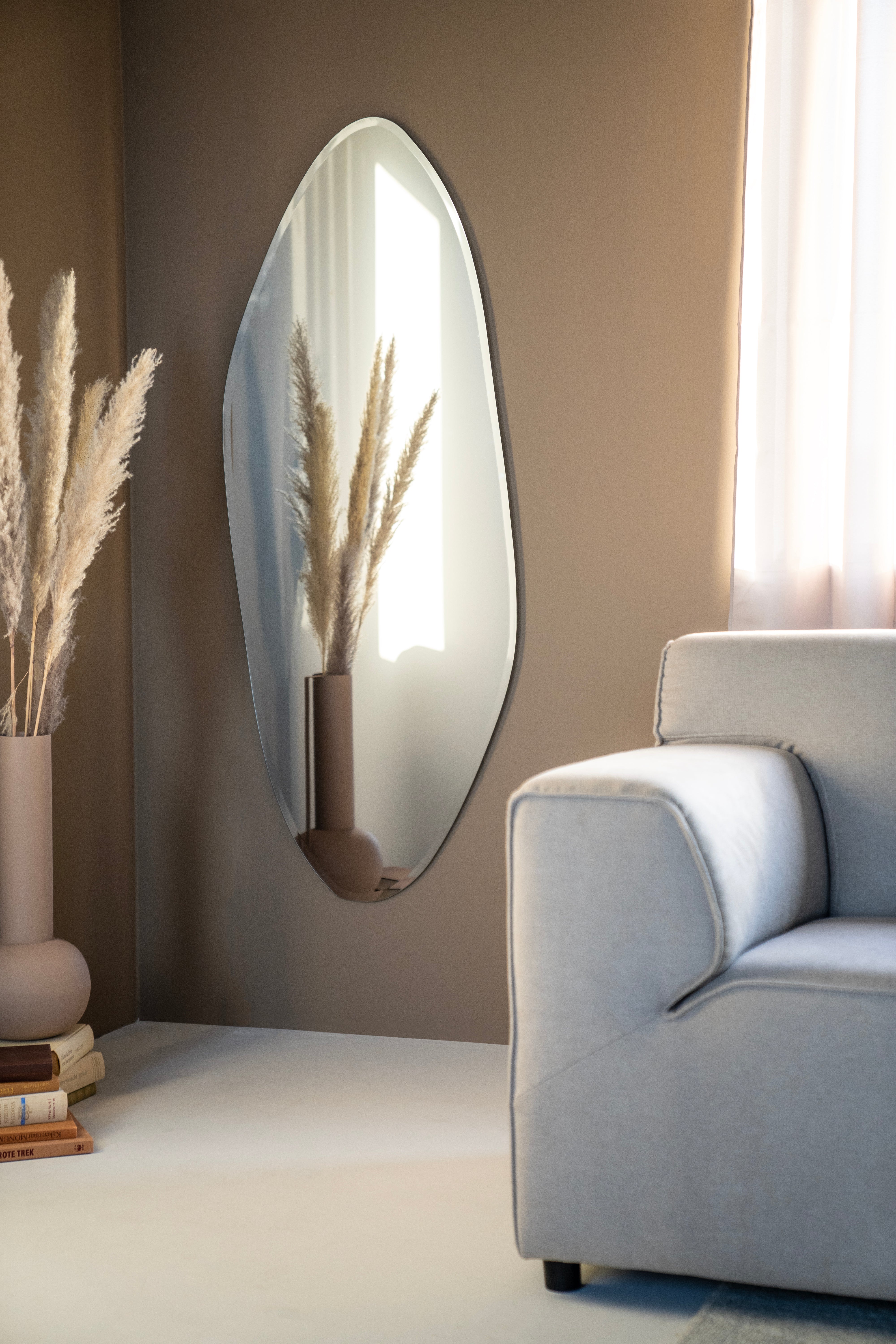 GEM silver wall mirror