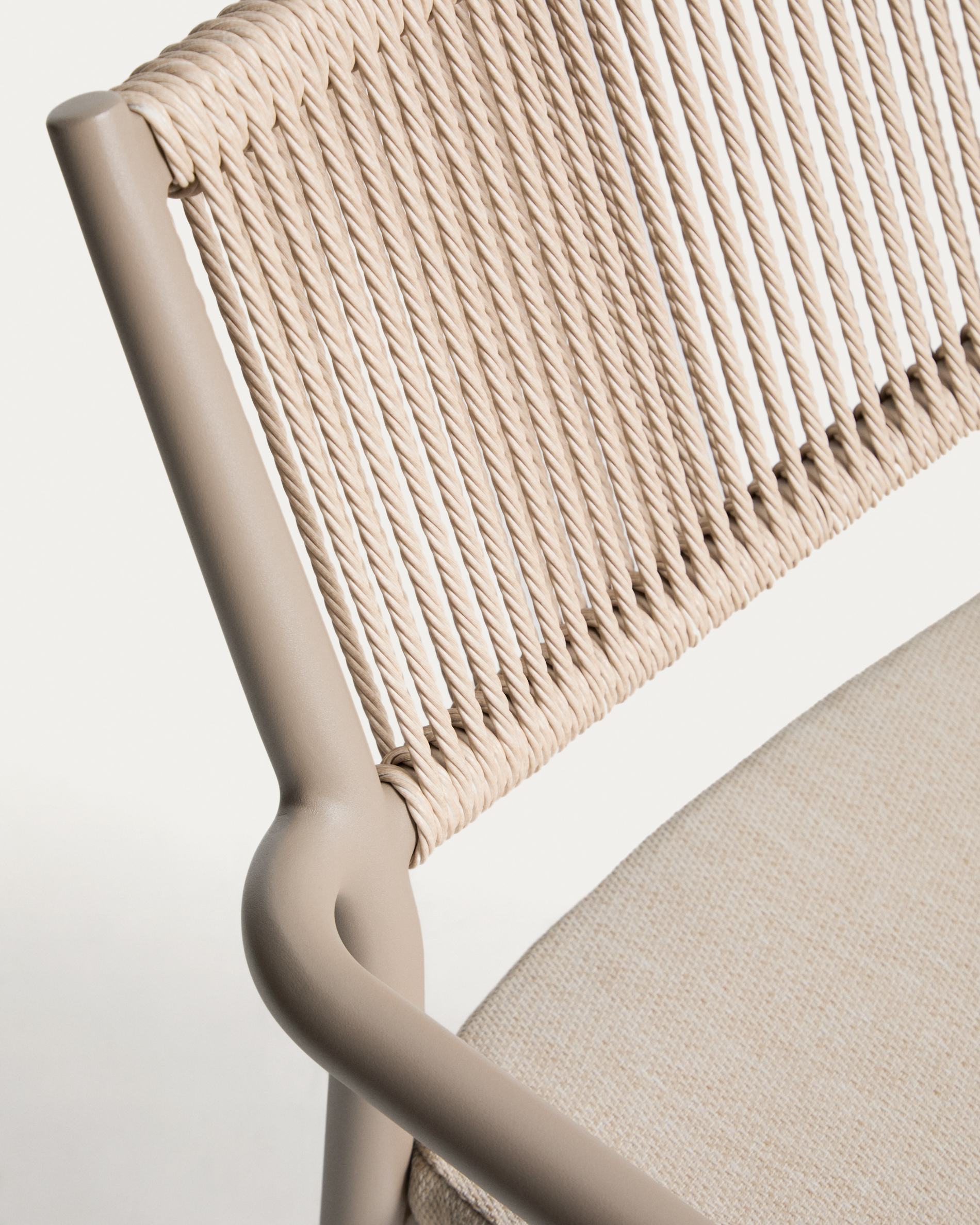 ARGASI garden chair in gray-beige