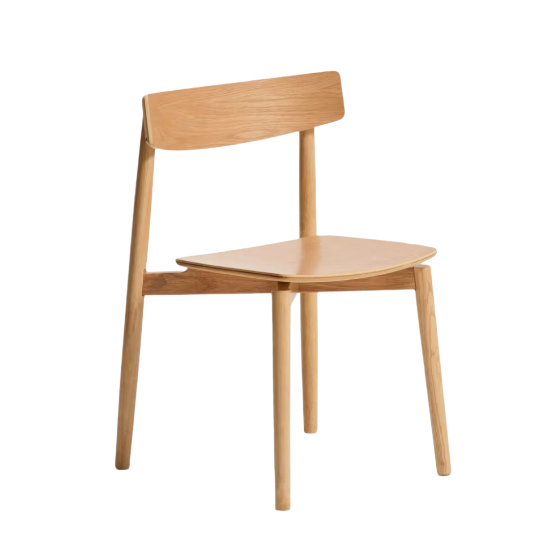 EVERA chair with oak veneer