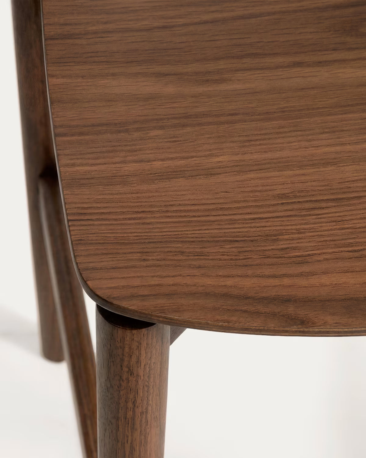 EVERA bar stool in dark oak veneer