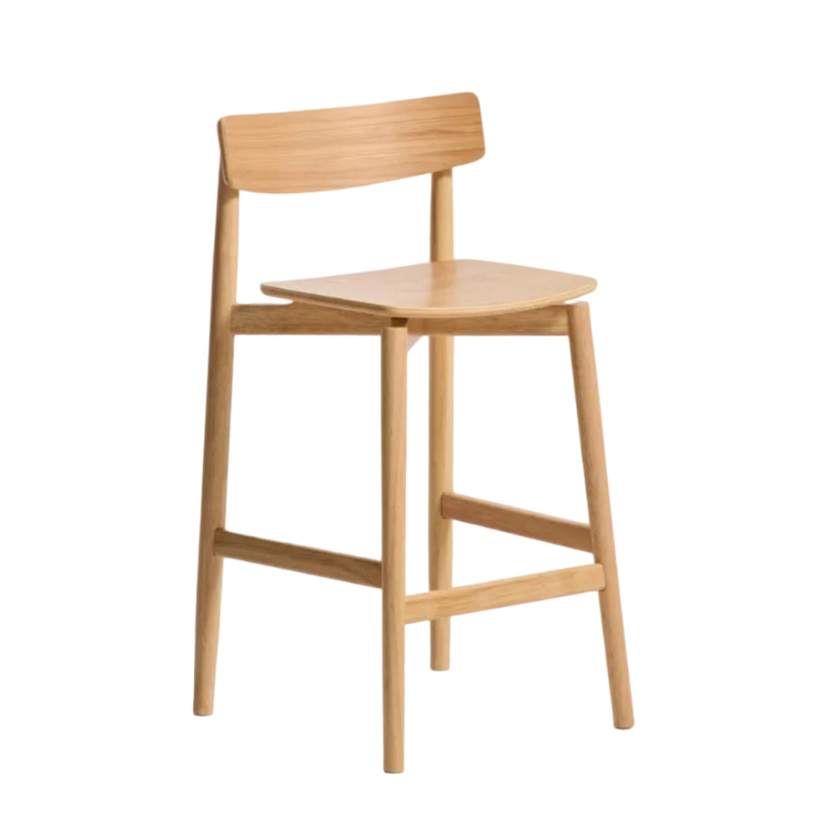 EVERA Bar Stool with Oak Veneer