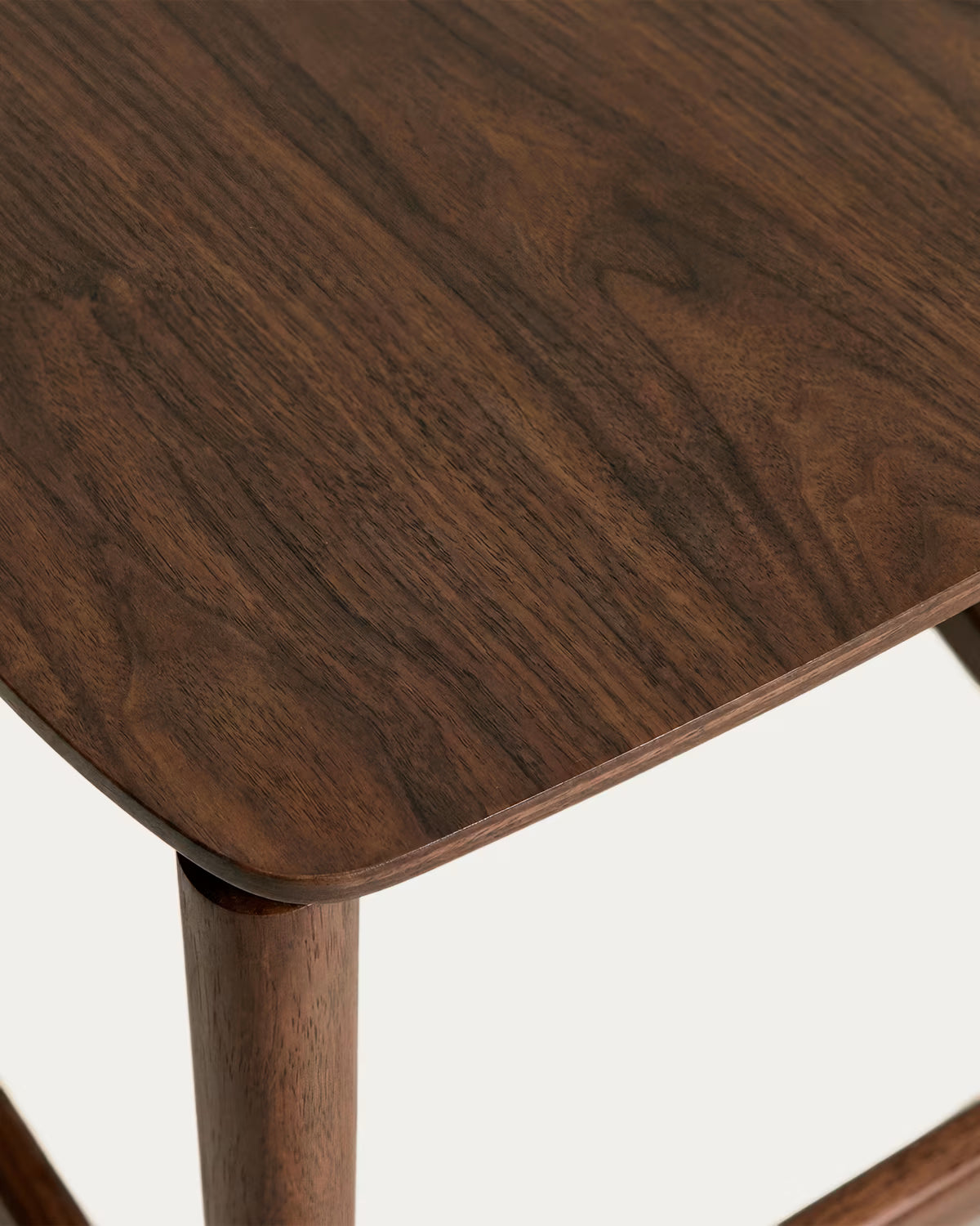 EVERA stool in dark oak veneer