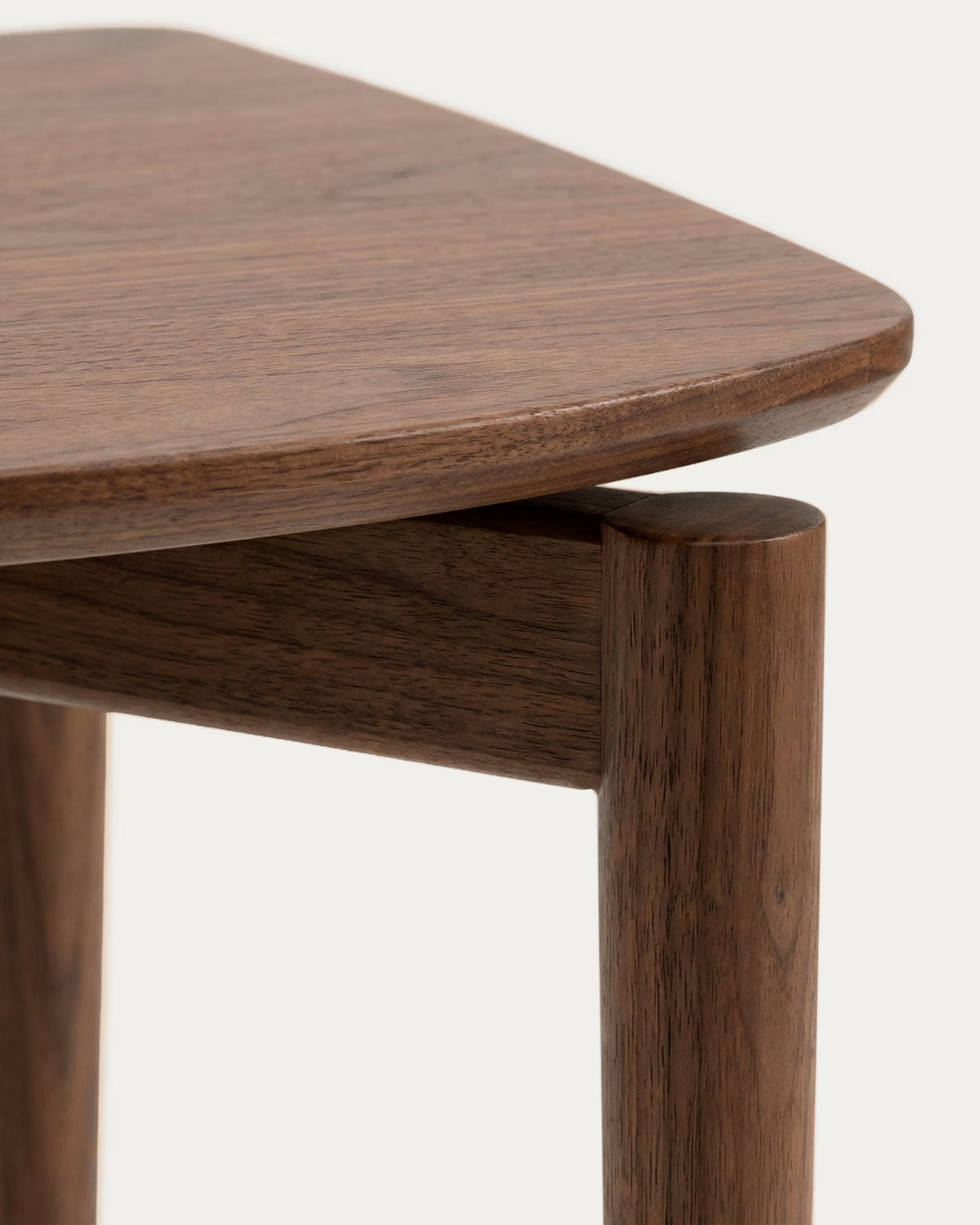 EVERA stool in dark oak veneer