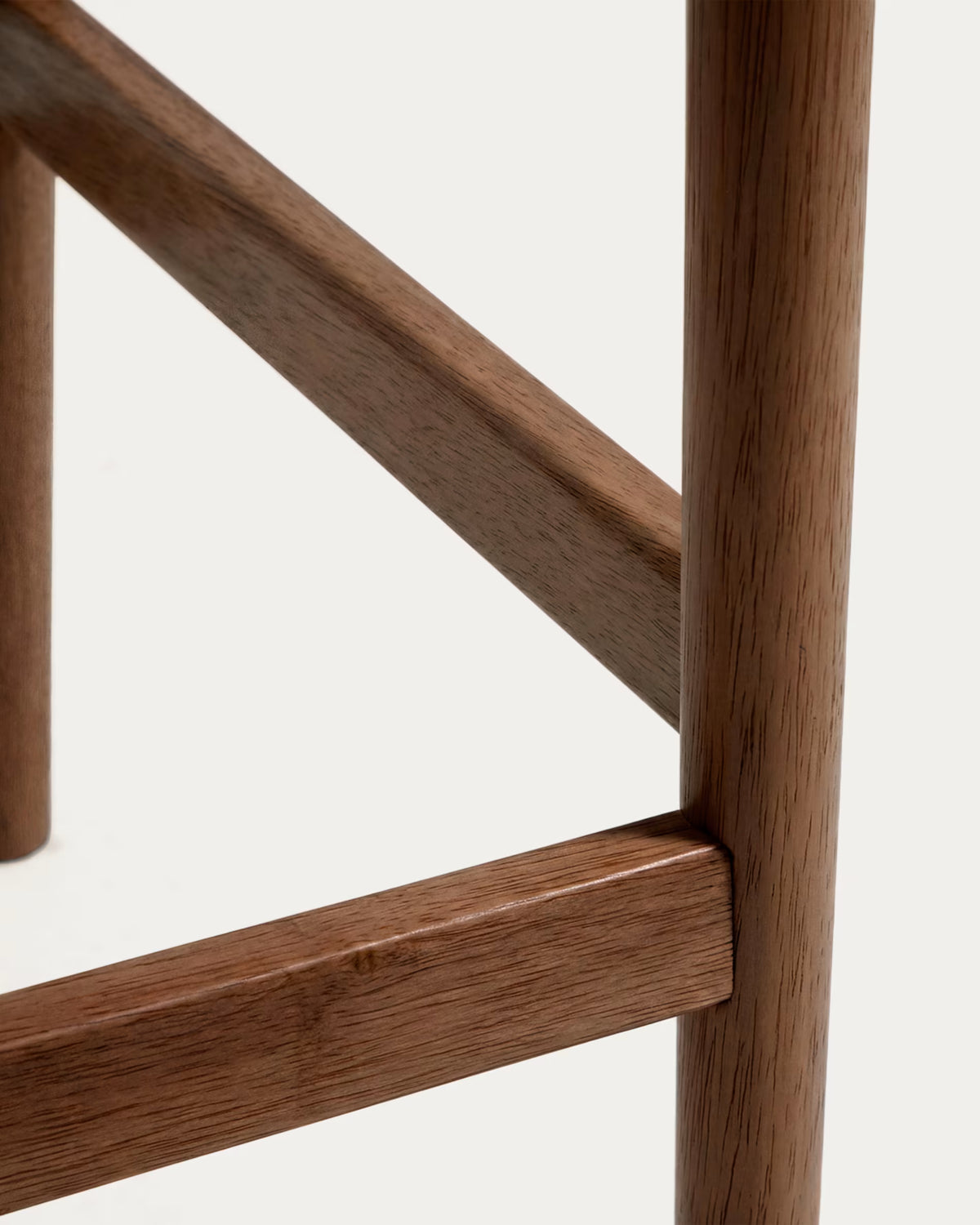 EVERA stool in dark oak veneer