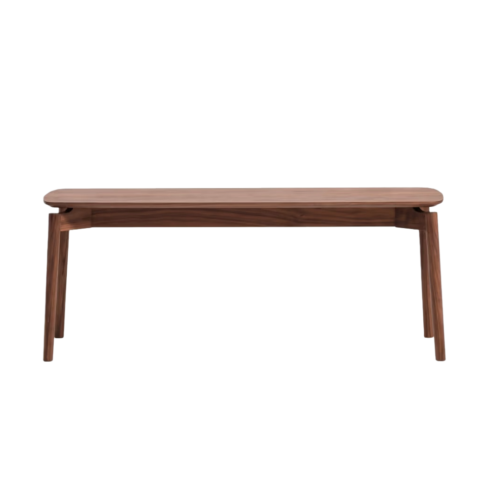 EVERA bench in dark oak veneer