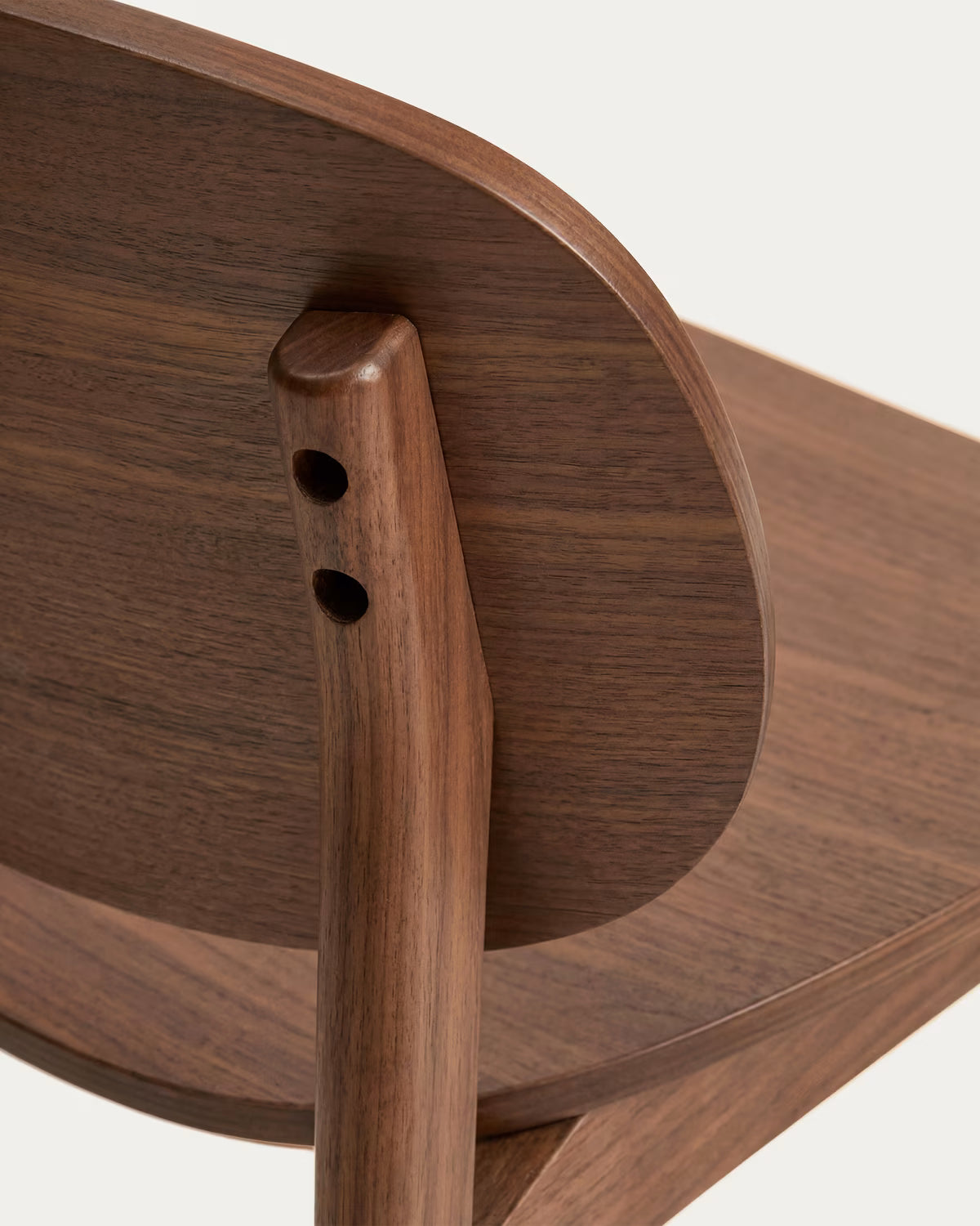 LUDARA Chair in Dark Oak Veneer