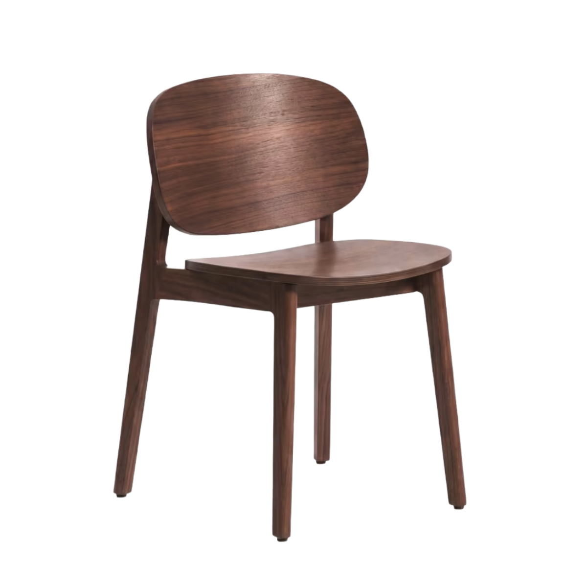 LUDARA Chair in Dark Oak Veneer