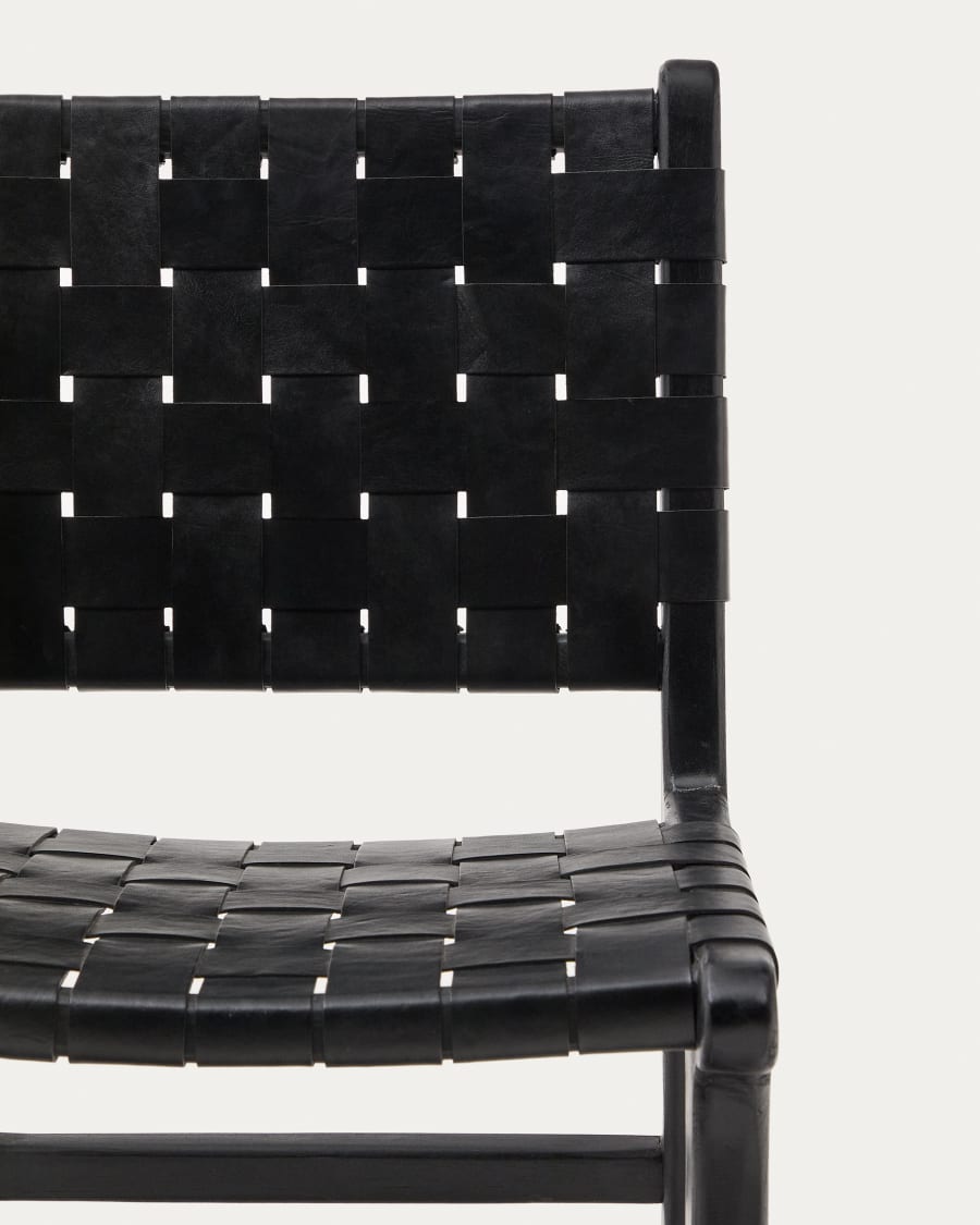 Calixt chair black leather