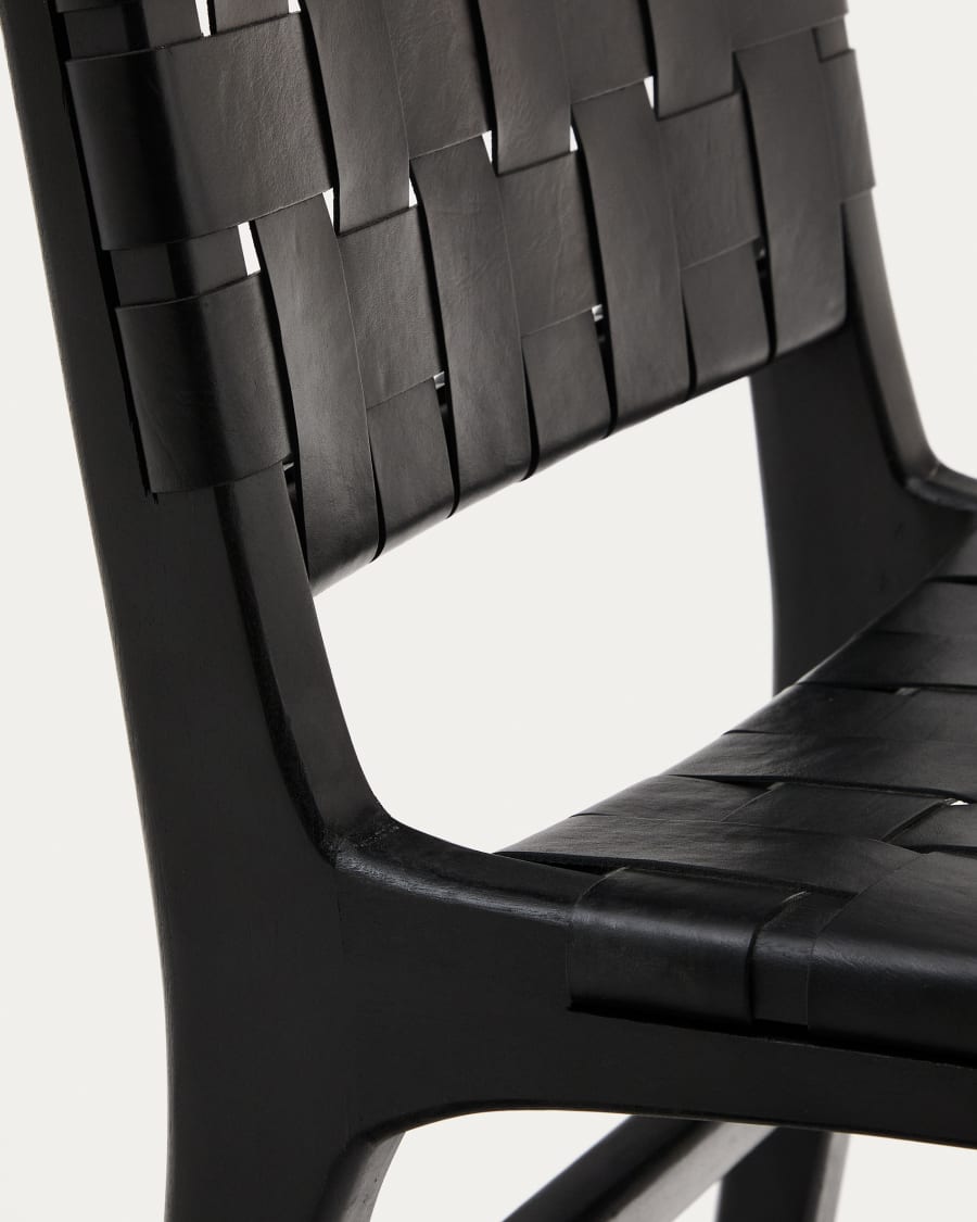 Calixt chair black leather