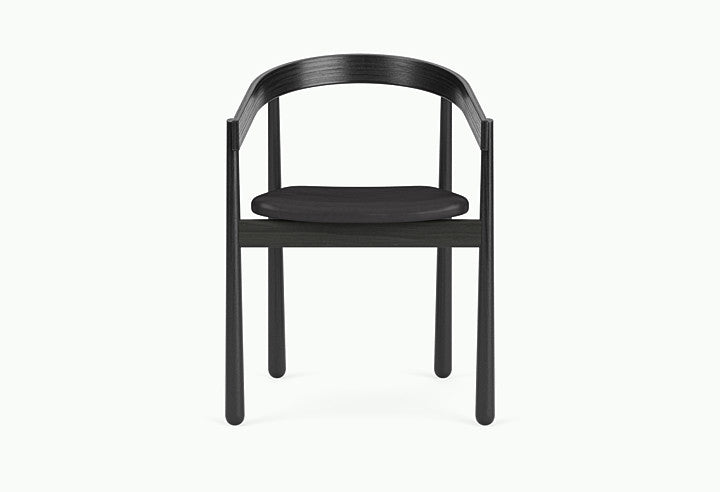 HOMERUN Chair Black Eco-Leather with Black Base