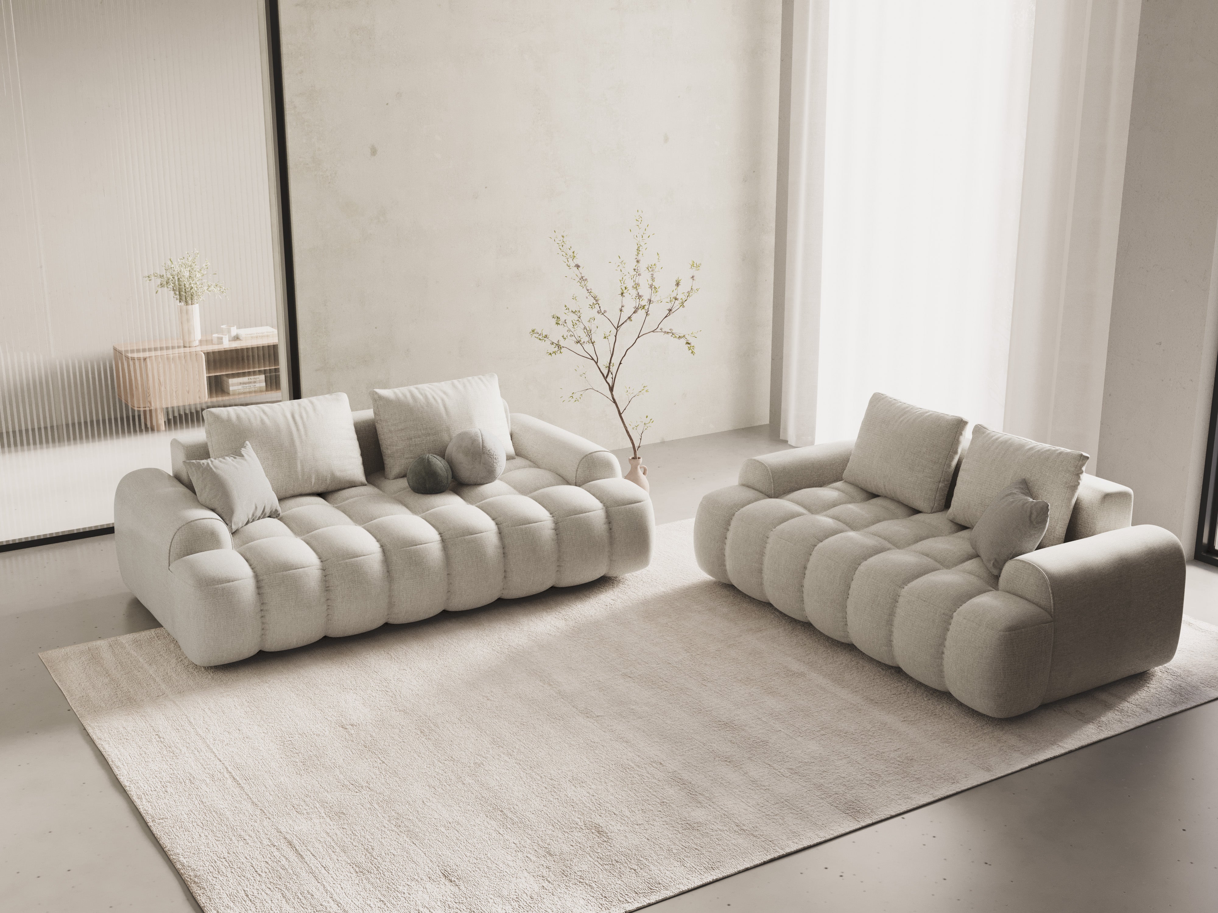 2-seater Sofa LINZ cream