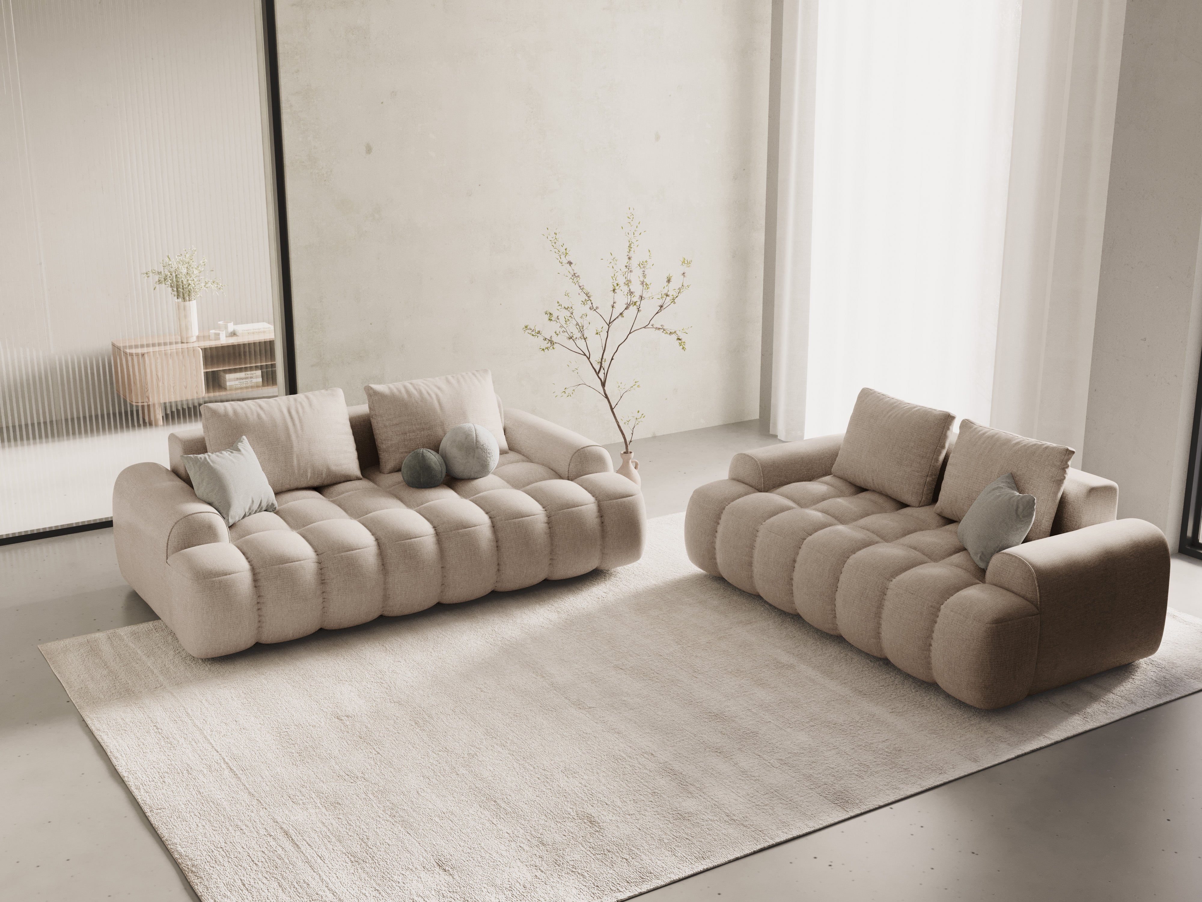 2-seater Sofa LINZ sand