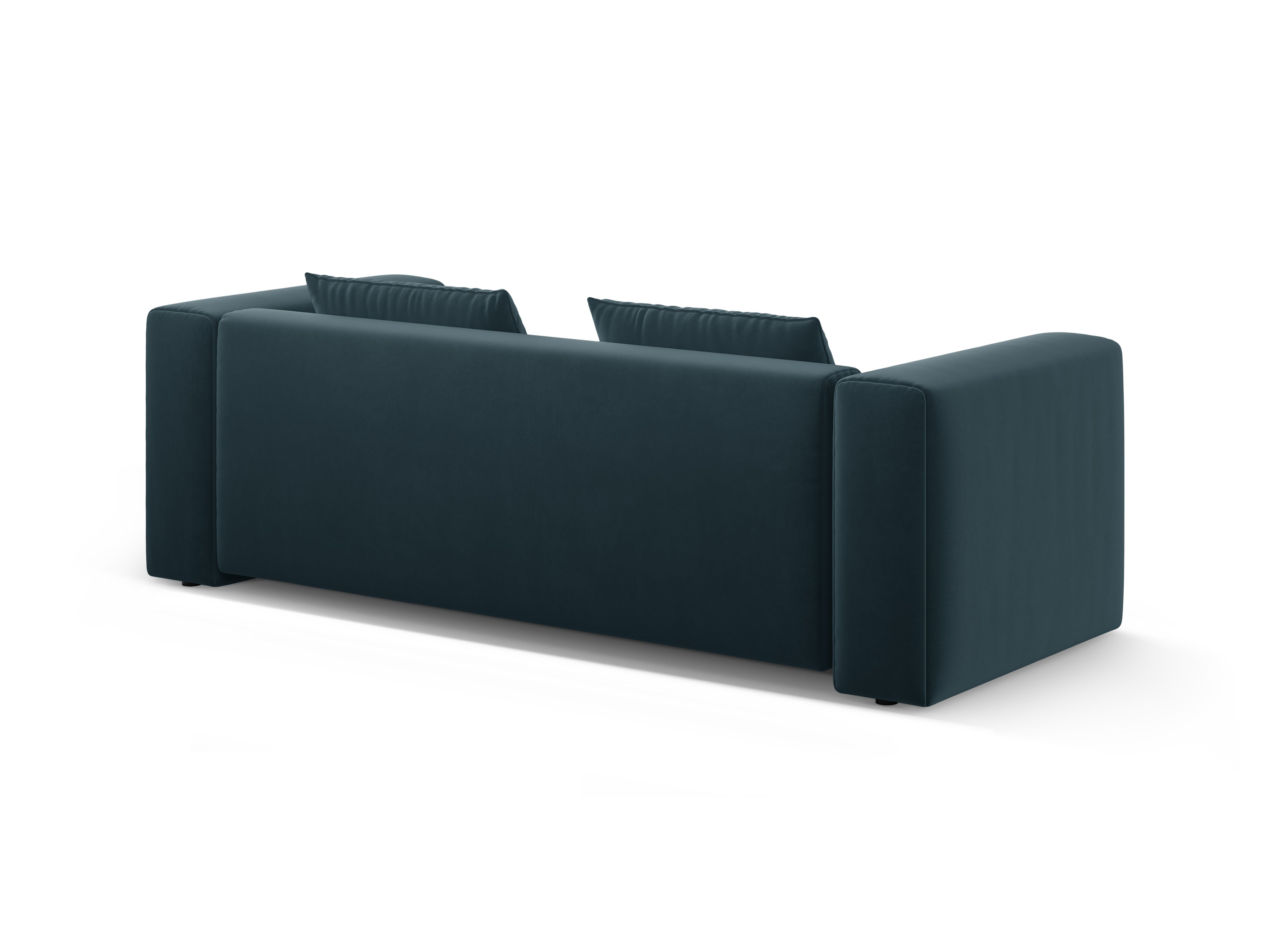 Velvet 3-Seater Sofa with Sleeping Function VERONA Blue