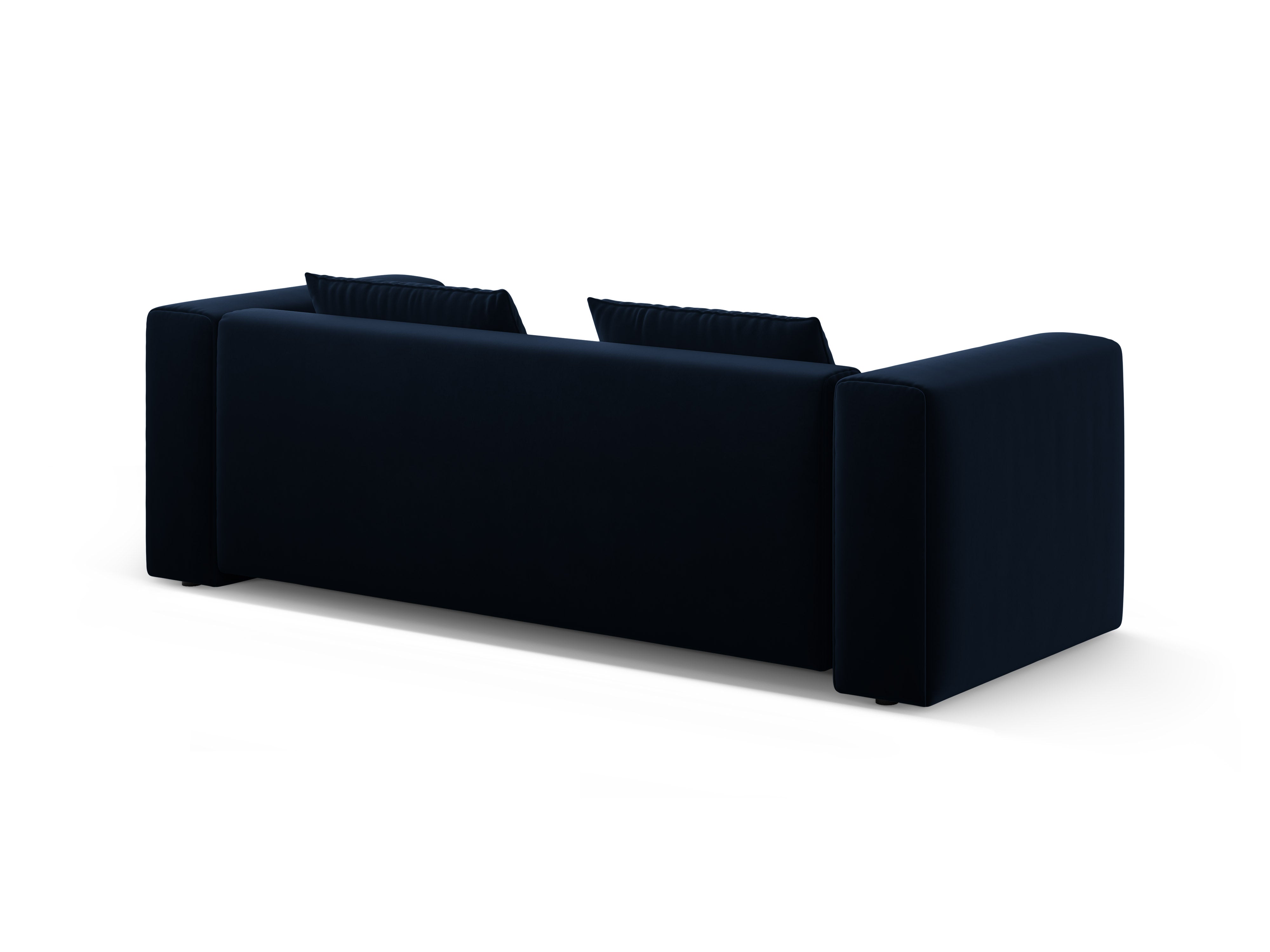 Velvet 3-Seater Sofa with Sleeping Function VERONA Royal Blue