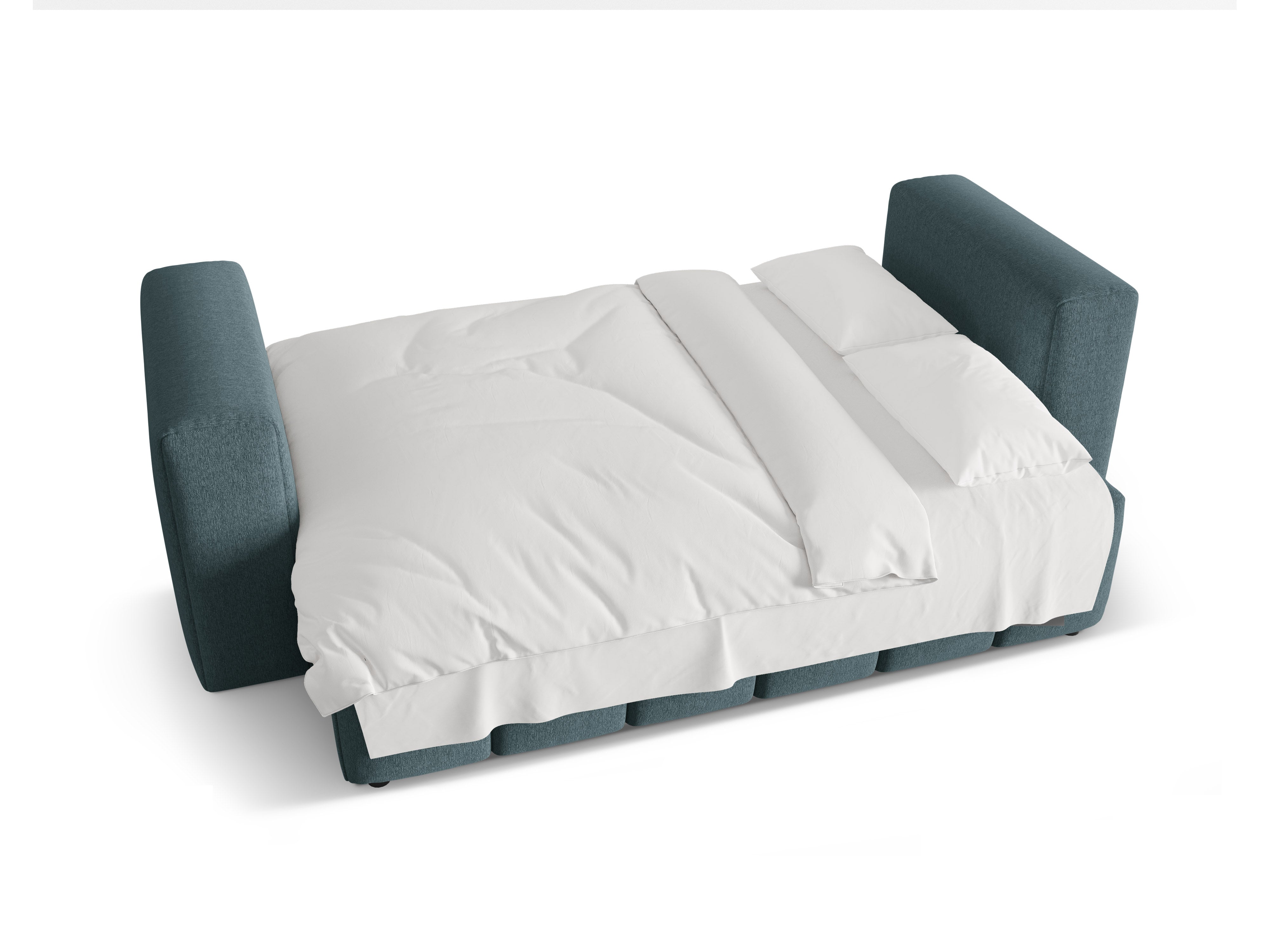 3-Seater Sofa with Sleeping Function VERONA Light Blue