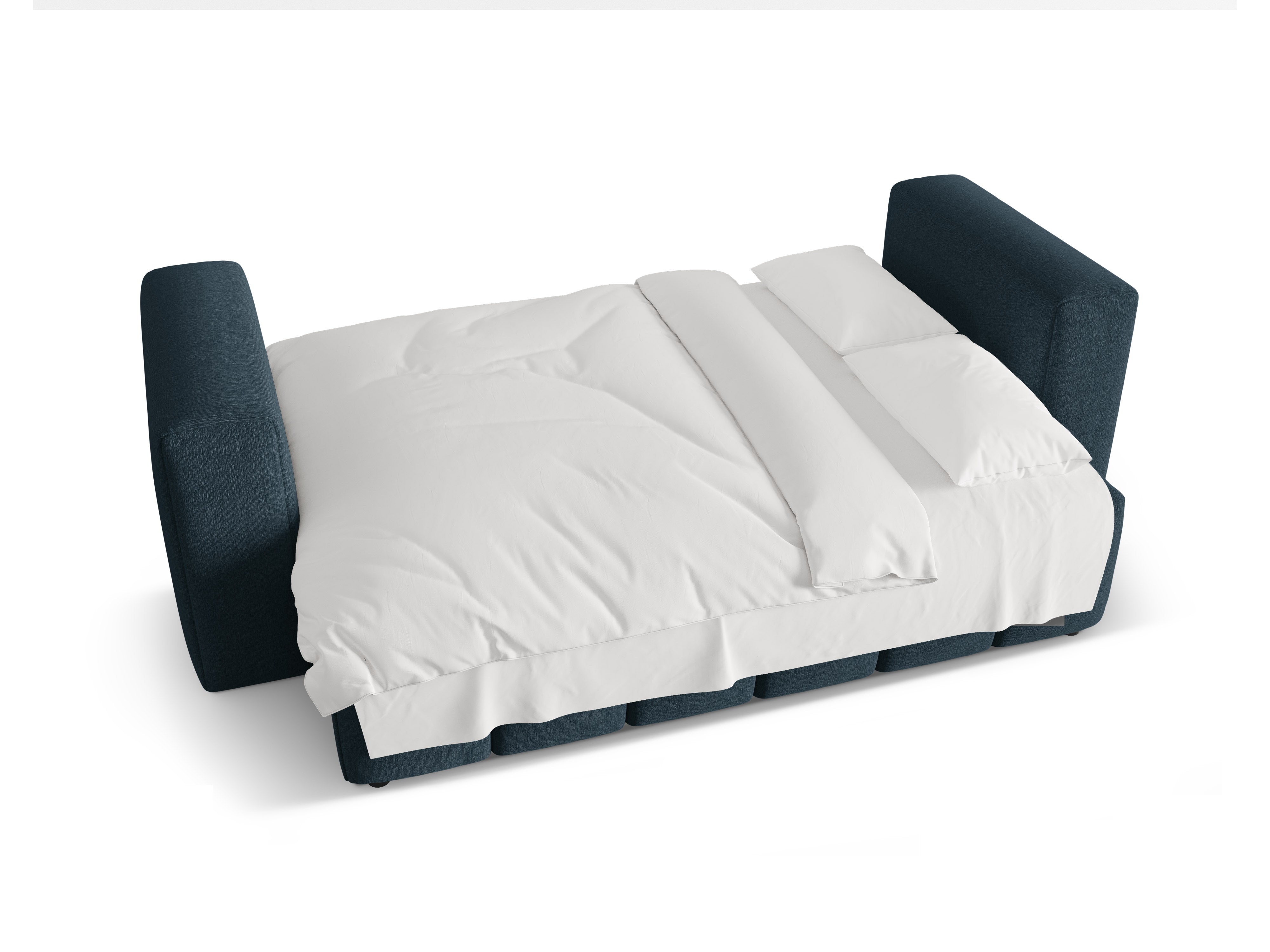 3-Seater Sofa with Sleeping Function VERONA Dark Blue