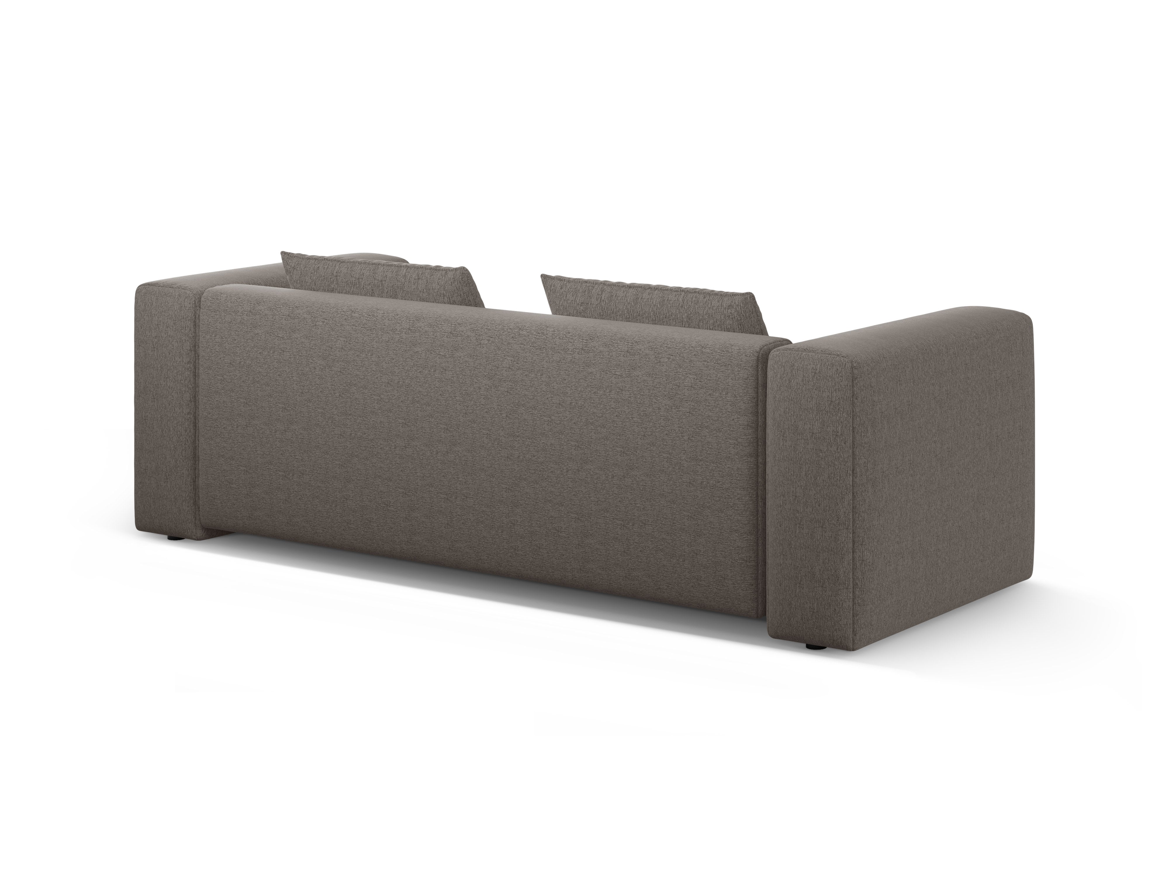 3-Seater Sofa with Sleeping Function VERONA Warm Gray