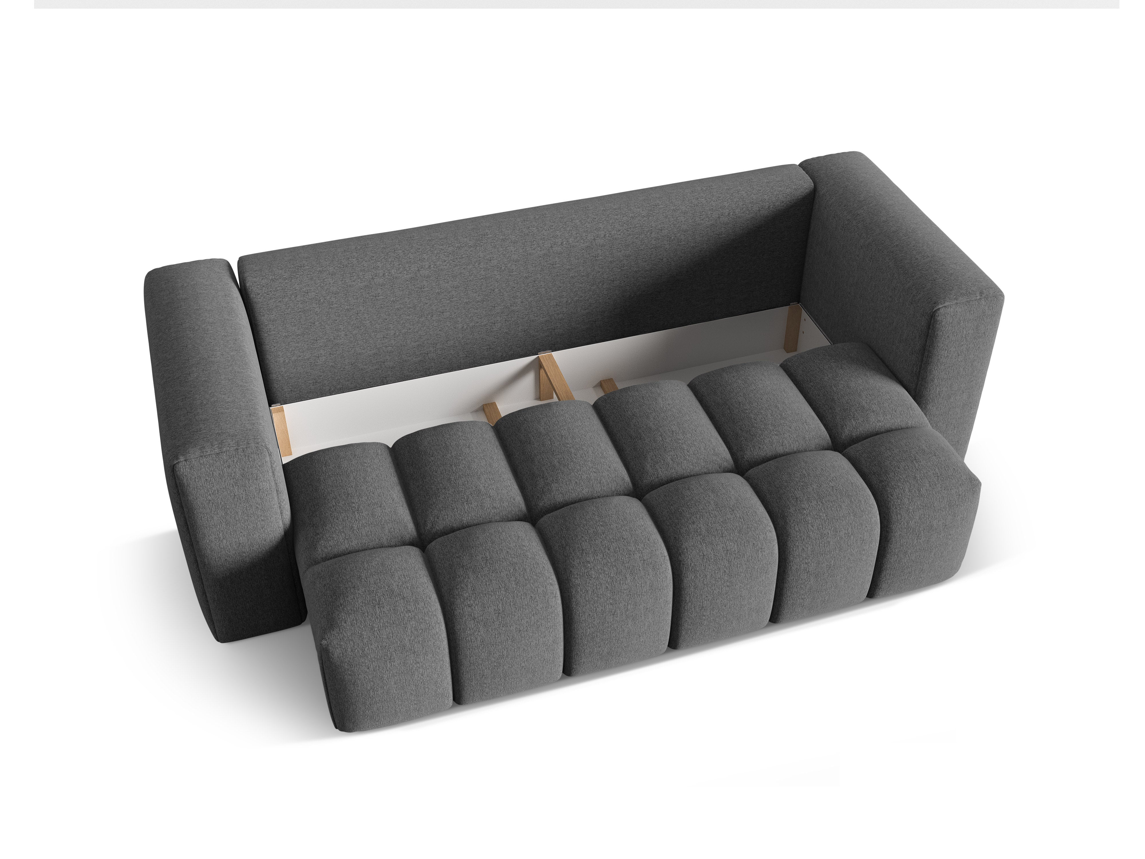3-Seater Sofa with Sleeping Function VERONA Gray