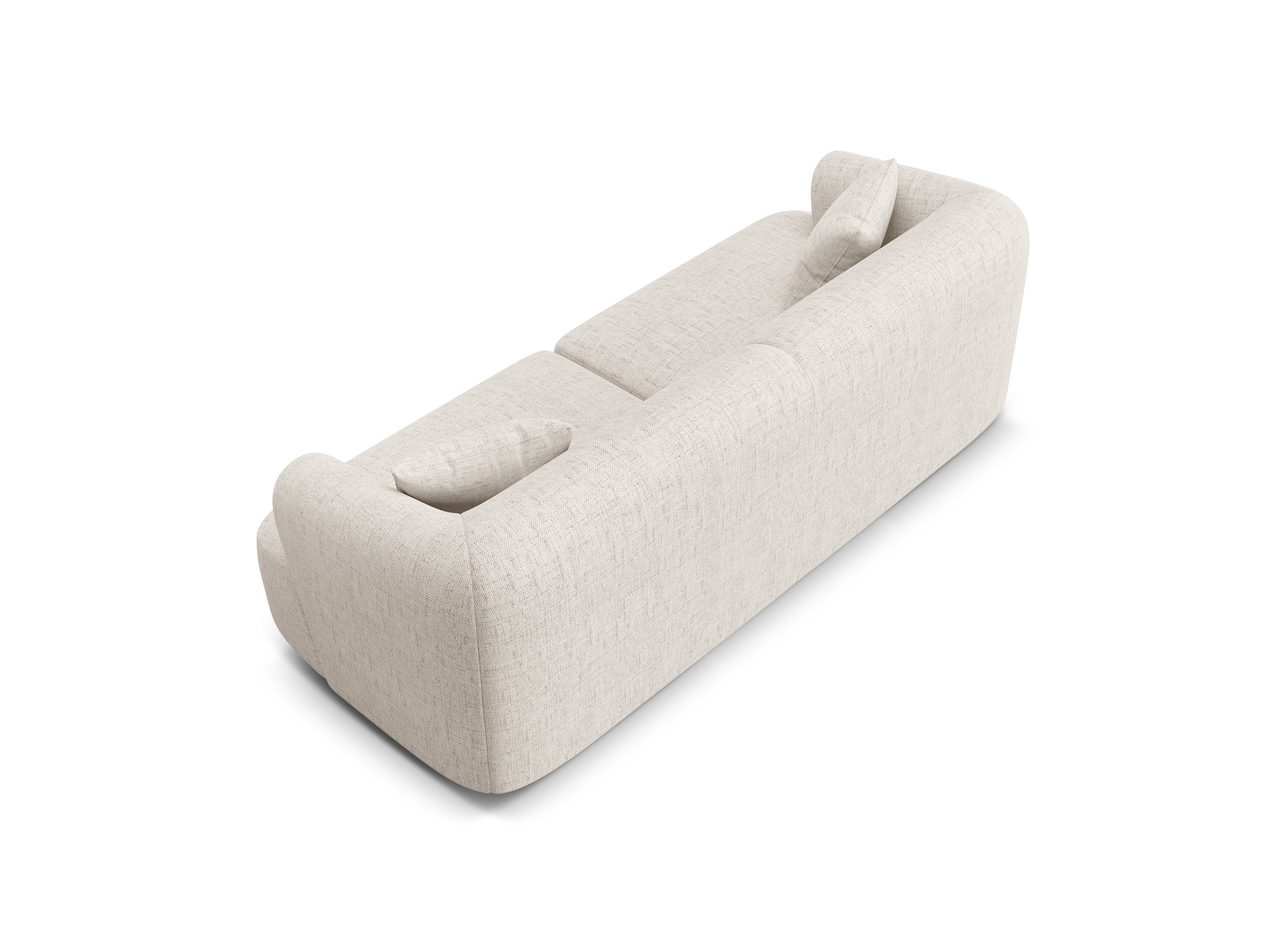 Sofa 3-Sitzer CAMPI creme Chenille