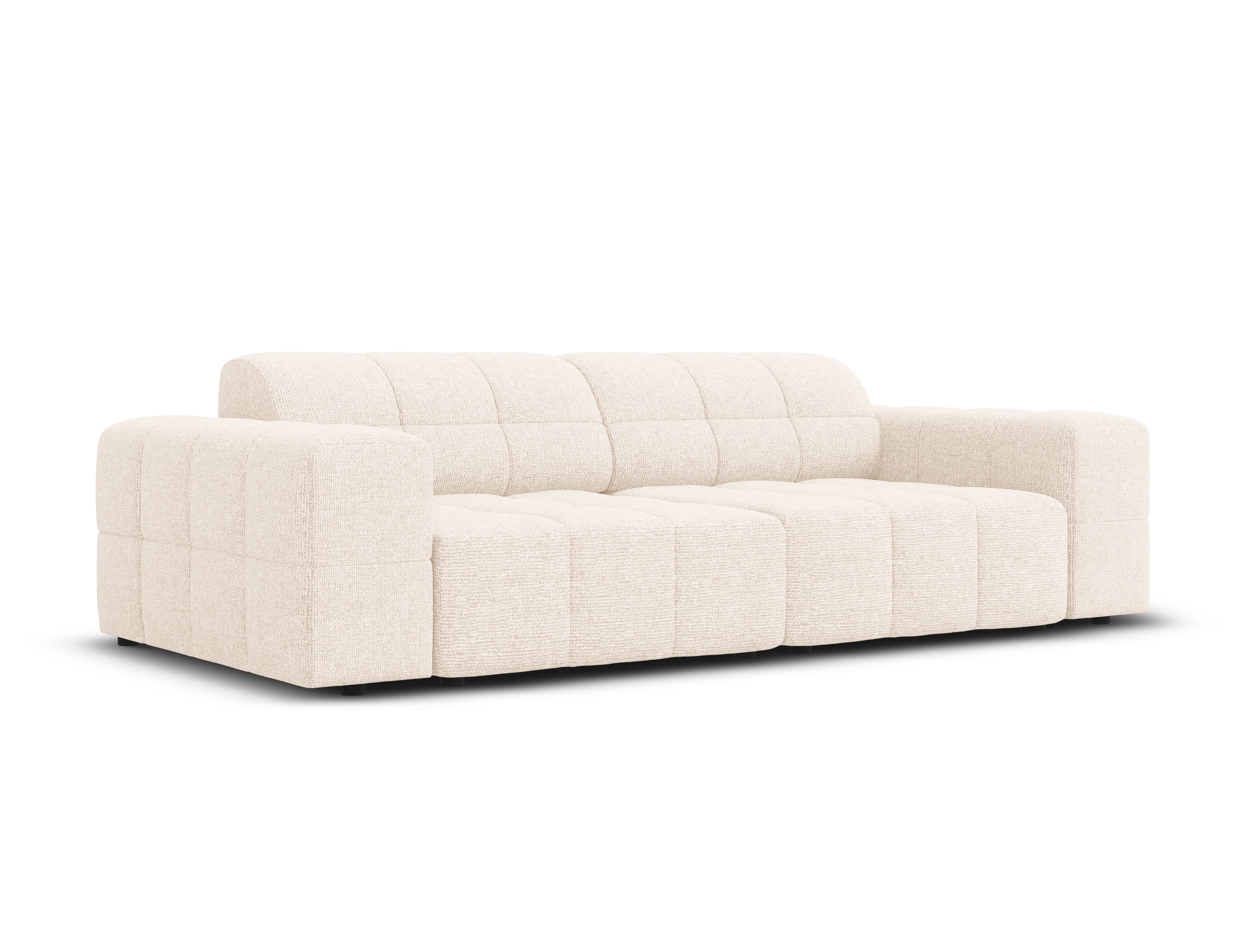 Kanapa 3-osobowa CHICAGO jasnobeżowy szenil – Cosmopolitan Design