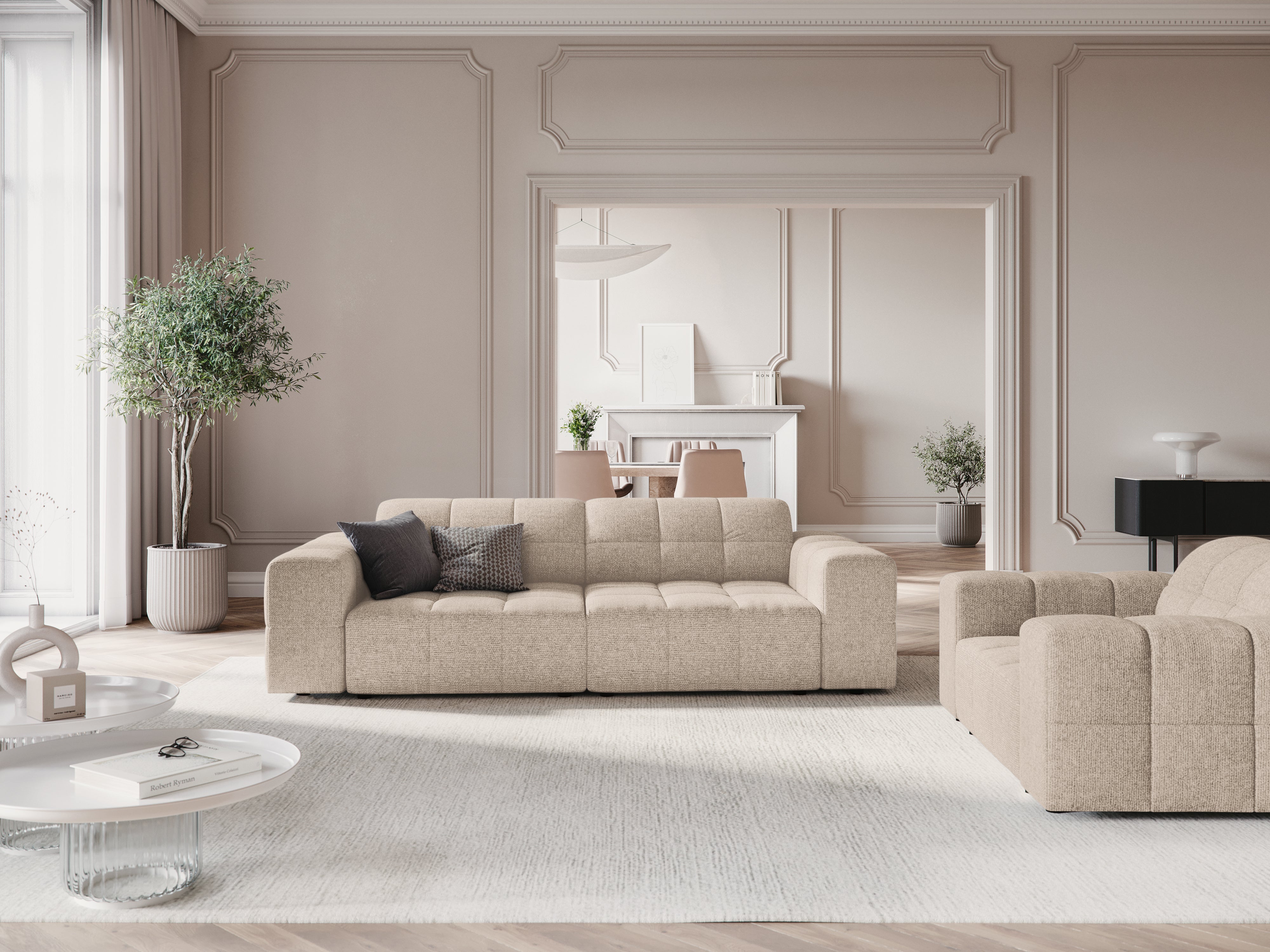 Chicago beige chicago sofa