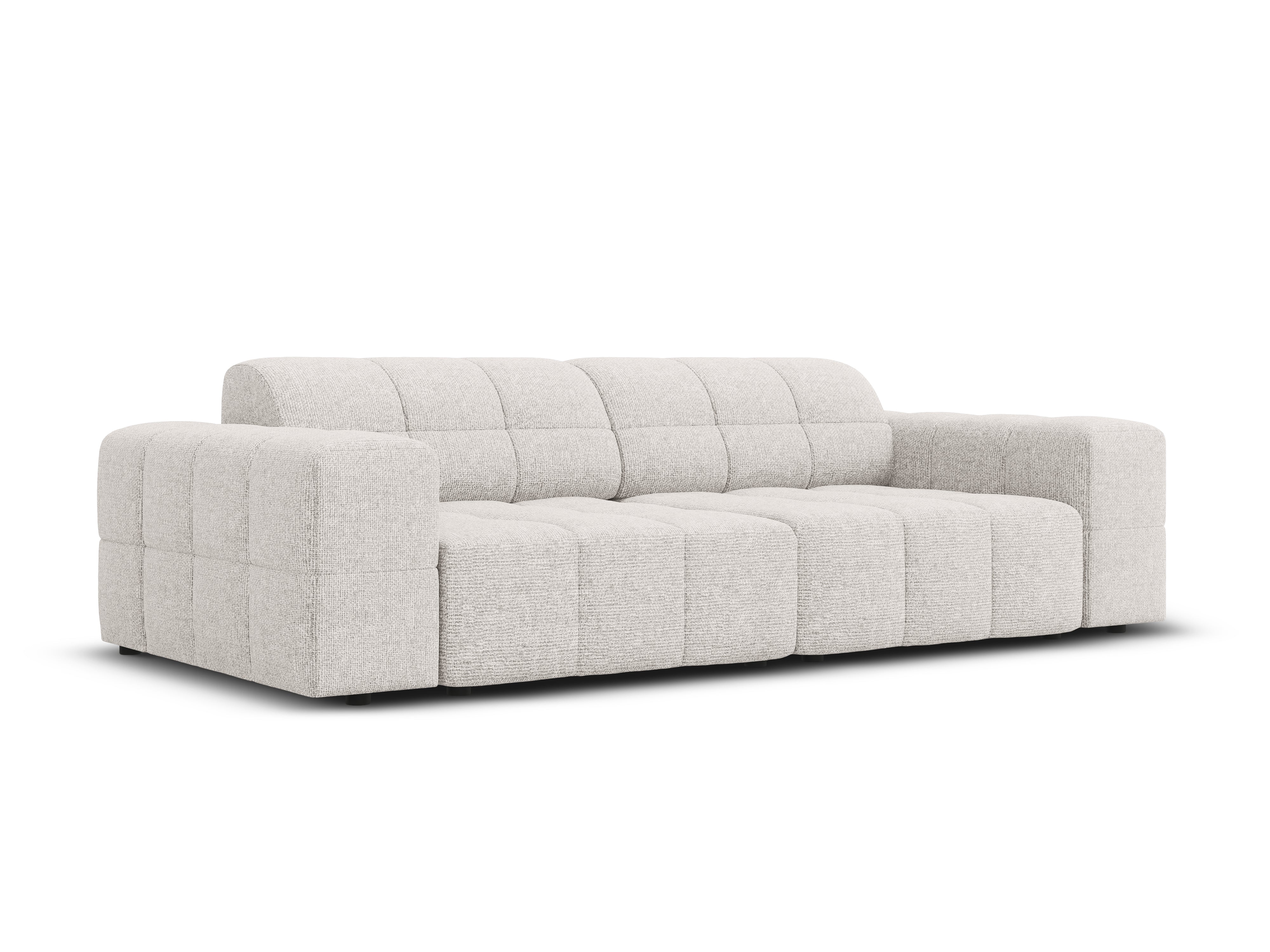 Kanapa 3-osobowa CHICAGO jasnoszary szenil – Cosmopolitan Design