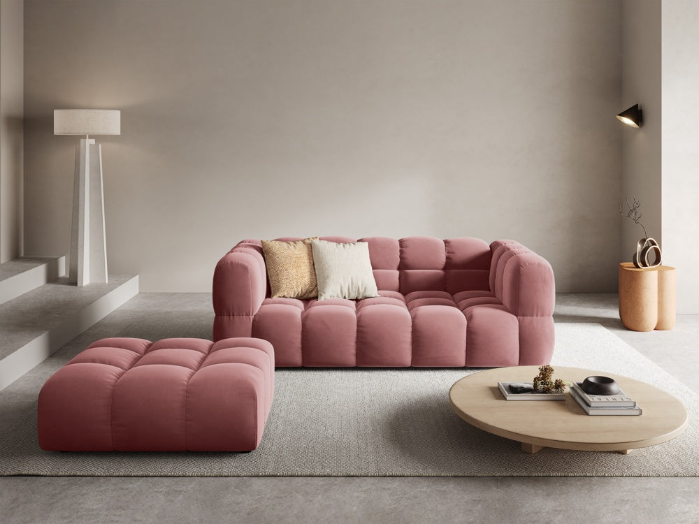 3-seater velvet sofa