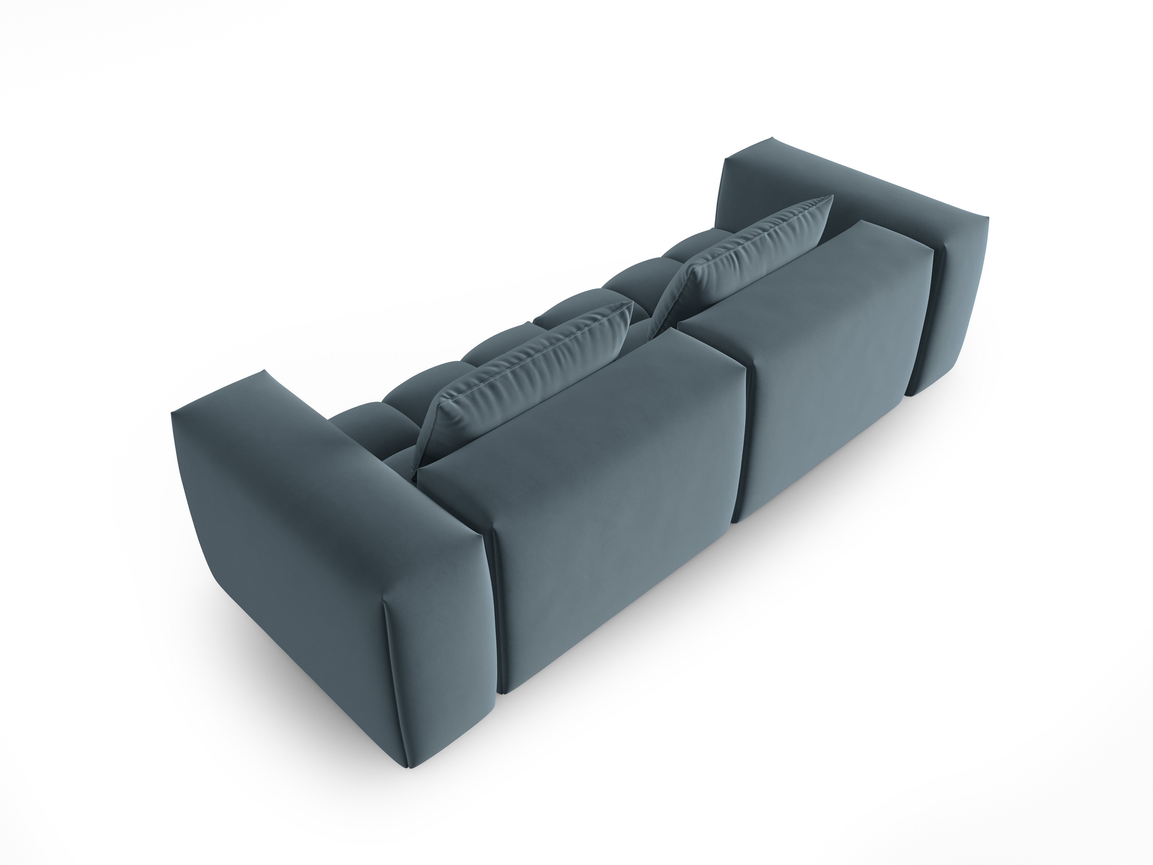 Velvet Sofa for 3 VERONA Blue