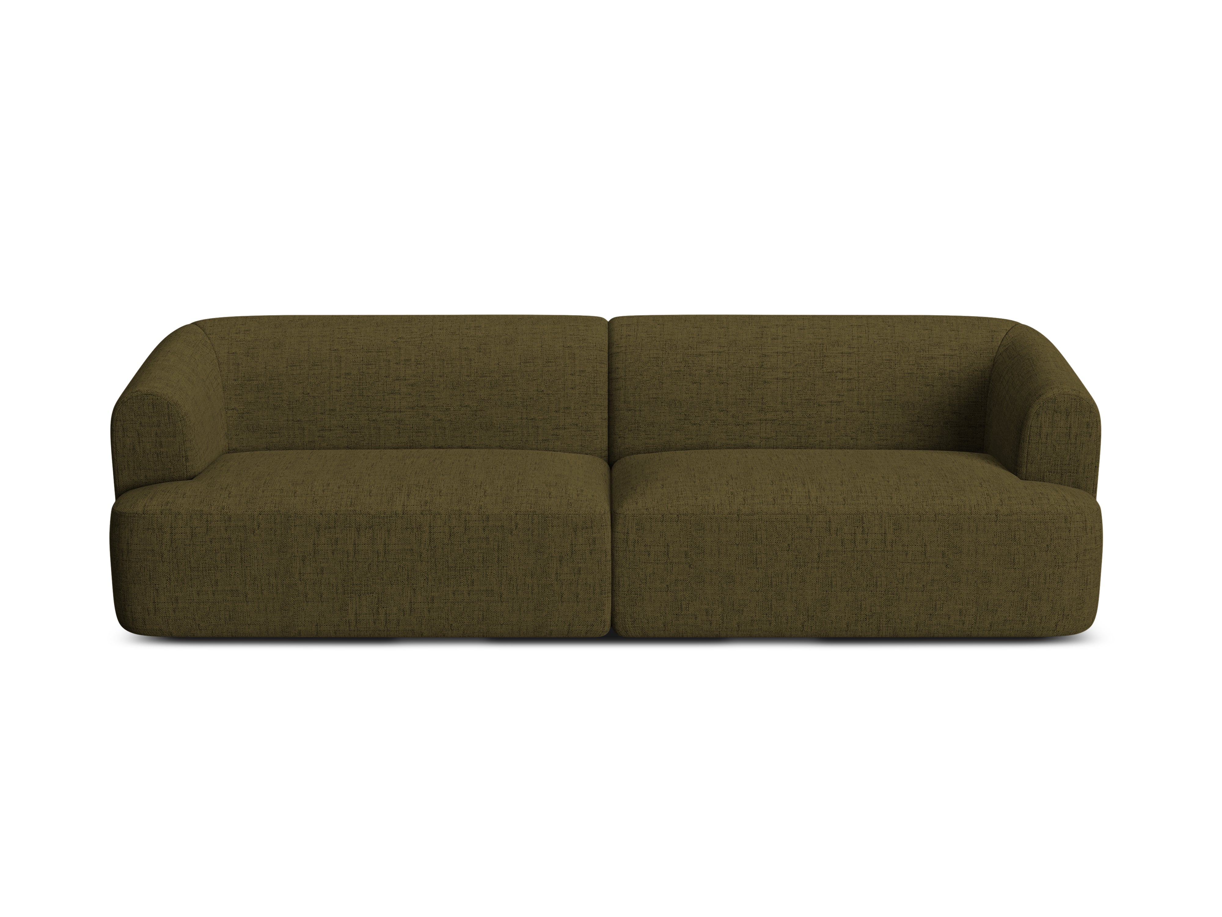 4-seater CAMPI sofa green chenille