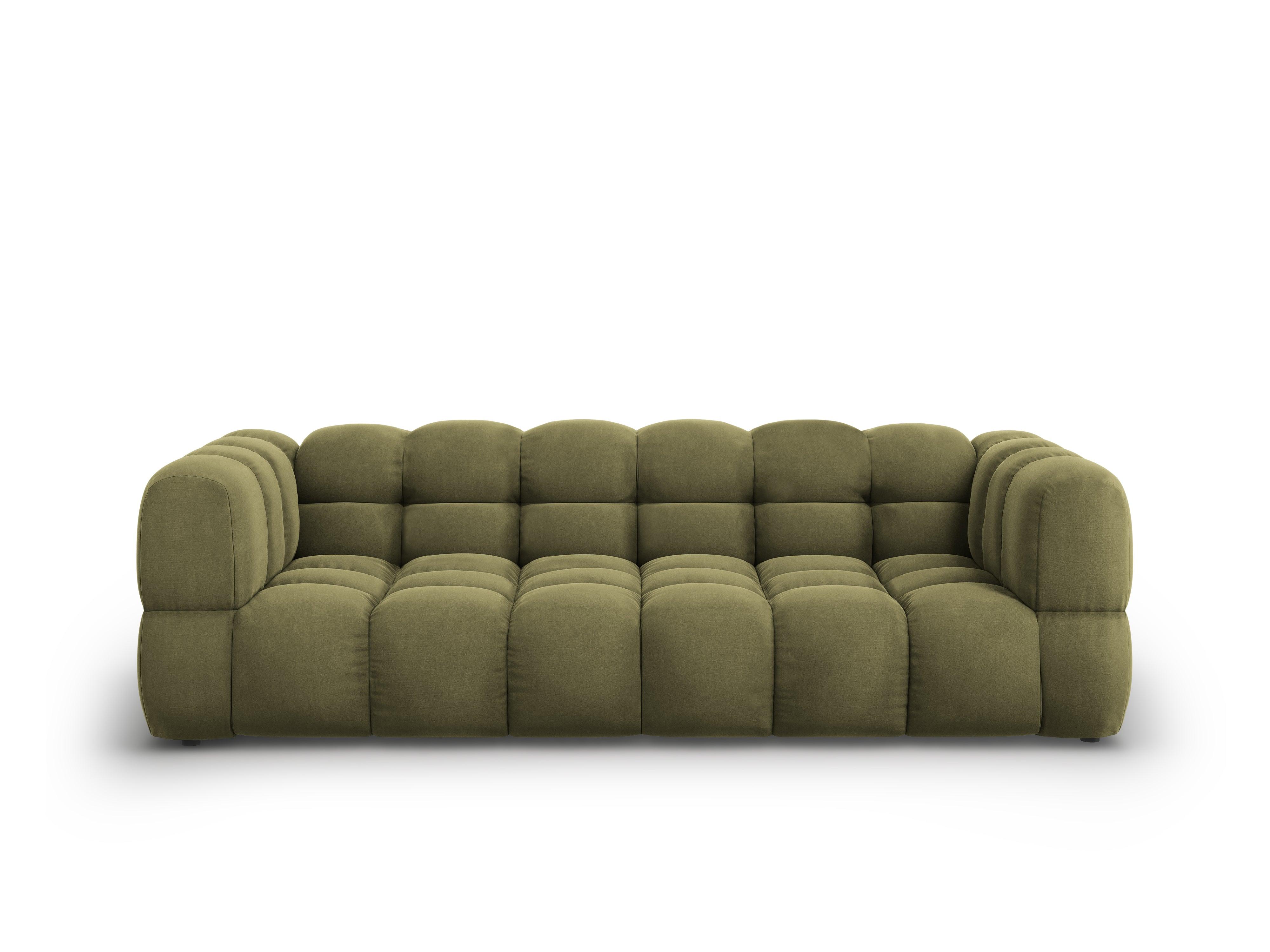 Sofa aksamitna 4-osobowa SKY jasnozielony Cosmopolitan Design    Eye on Design