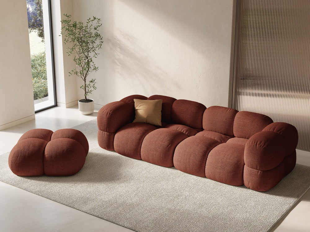 4-seater Sofa LORETTO coral