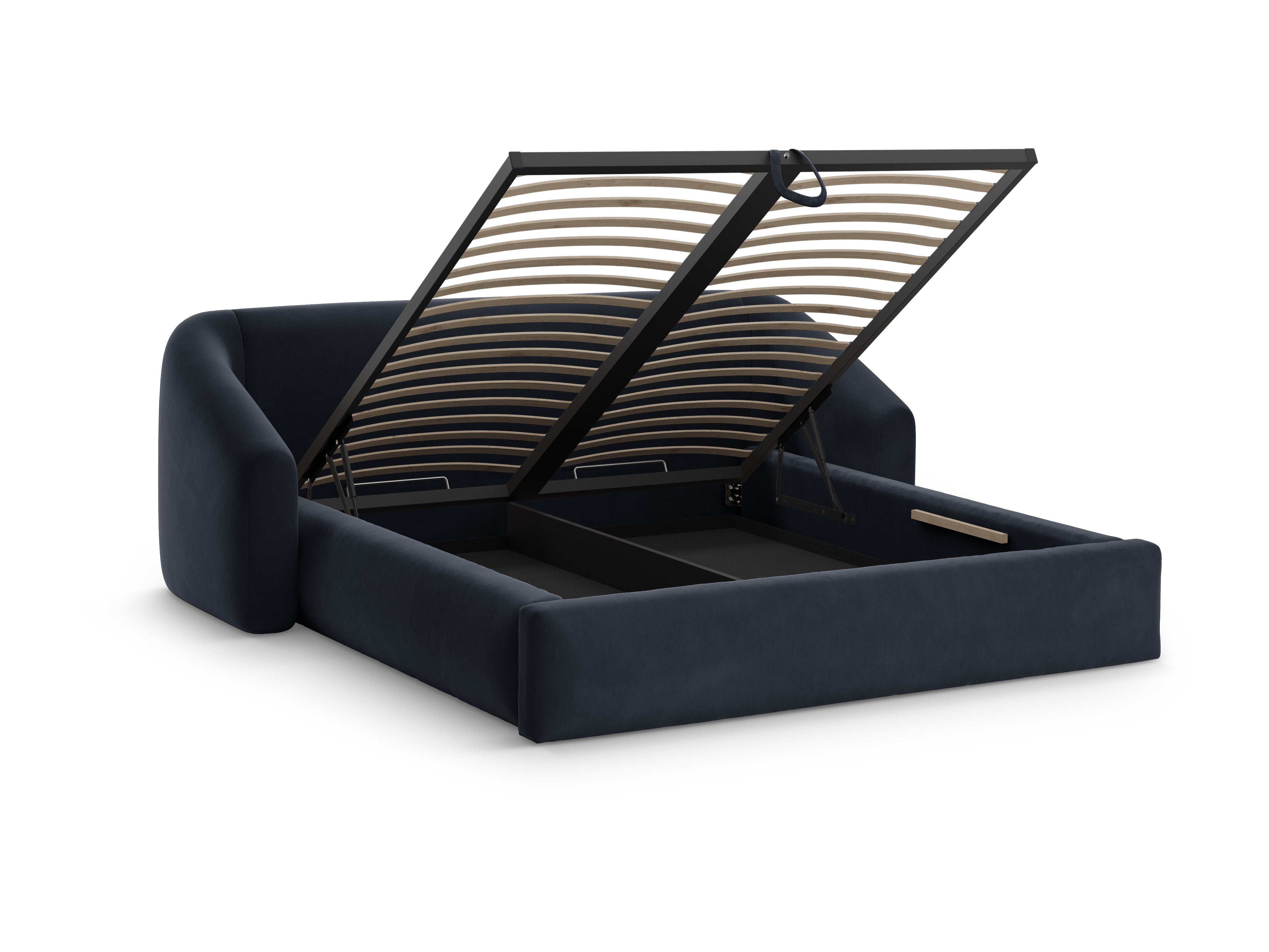 Samt Bett CAMPI marineblau