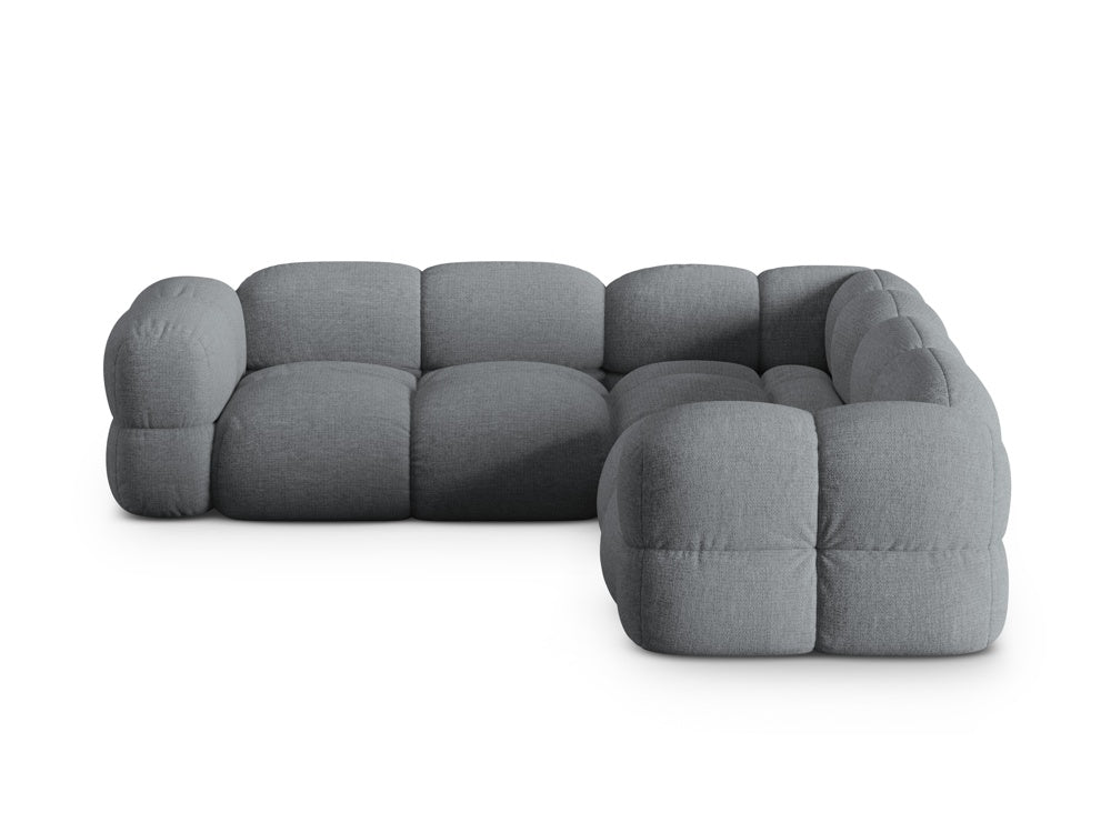 Symmetrical Corner Sofa LORETTO Gray-Blue