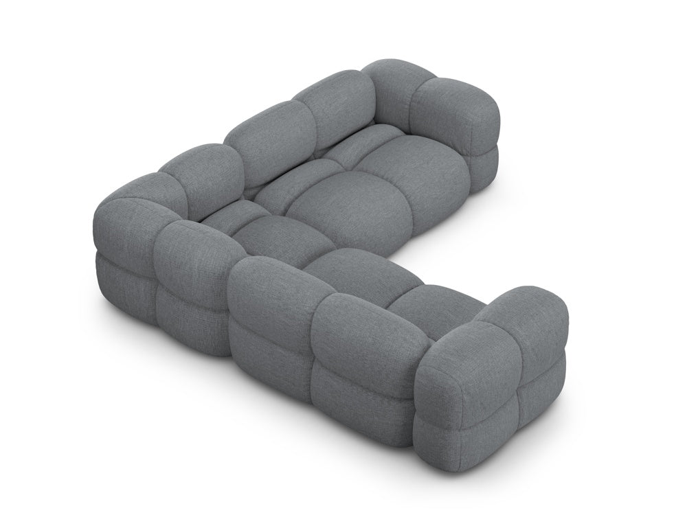 Symmetrical Corner Sofa LORETTO Gray-Blue
