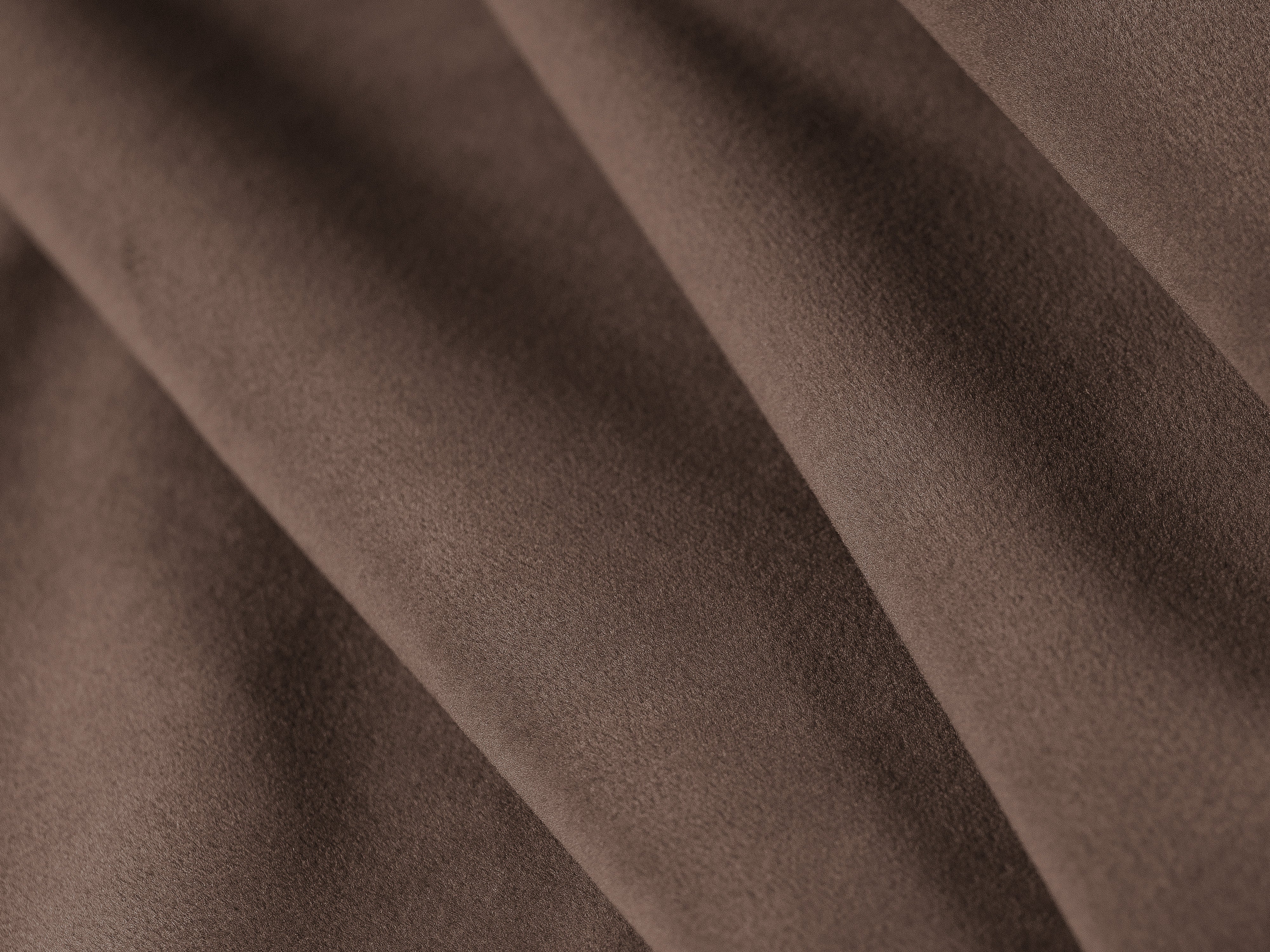 Right-facing velvet corner sofa with sleeping function MATERA chocolate