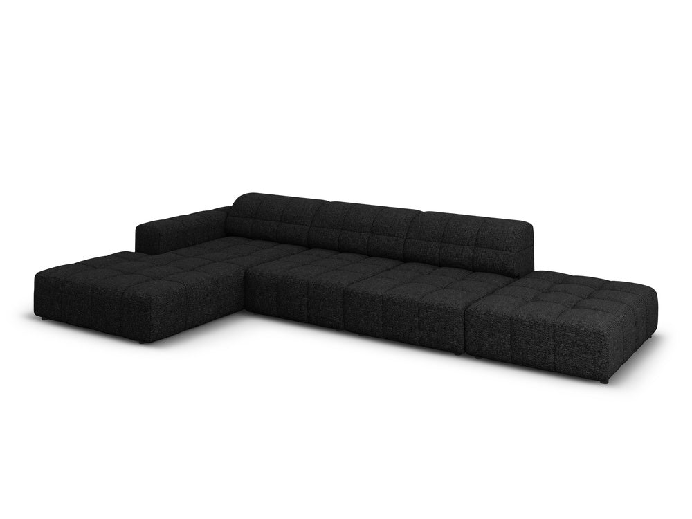 Left-hand corner 5-person chicago black szenil