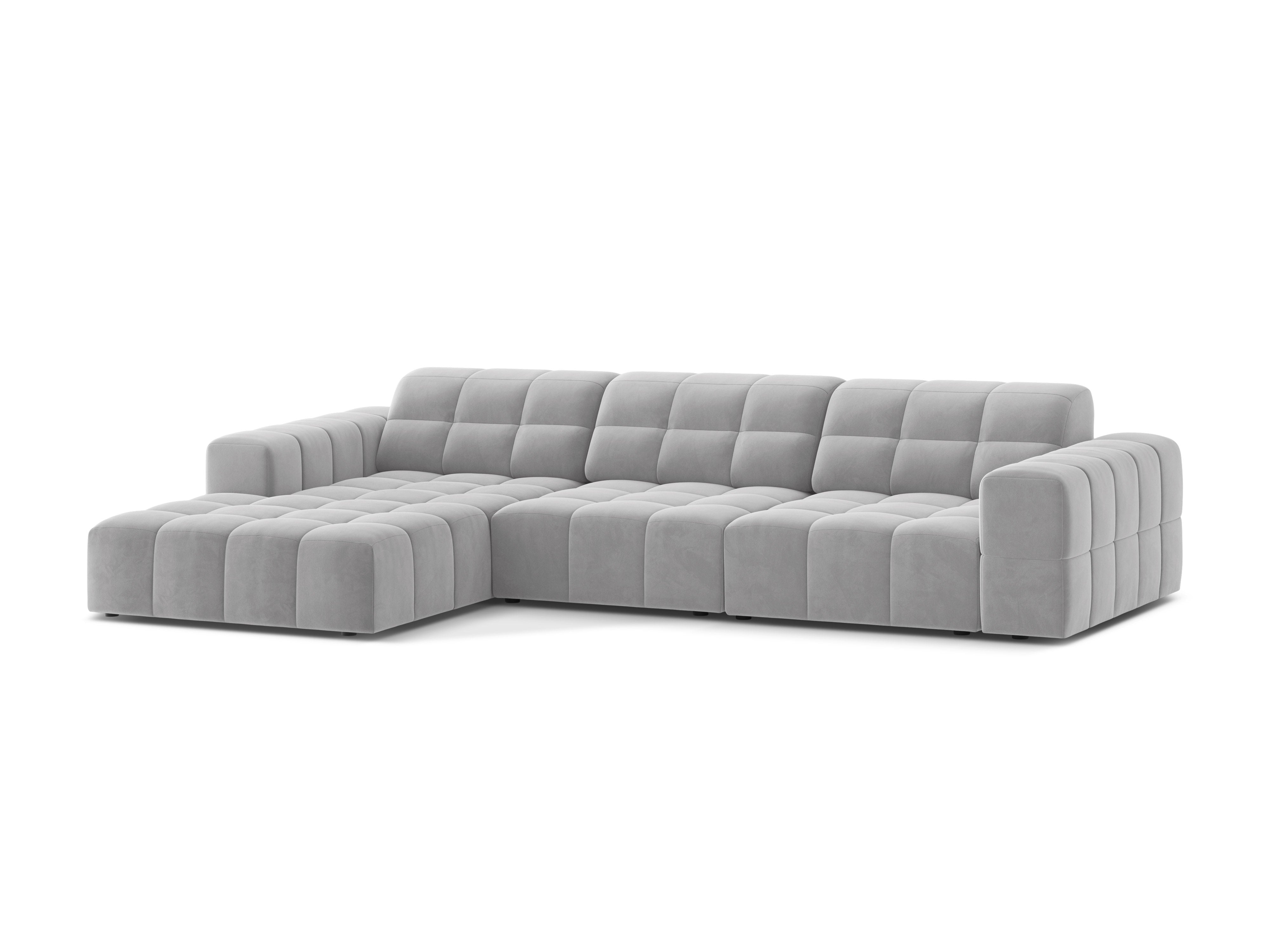 Left-handed left-handed 4-seater chicago light gray