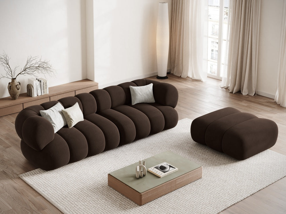 Chocolate Velvet Pouf KOGE