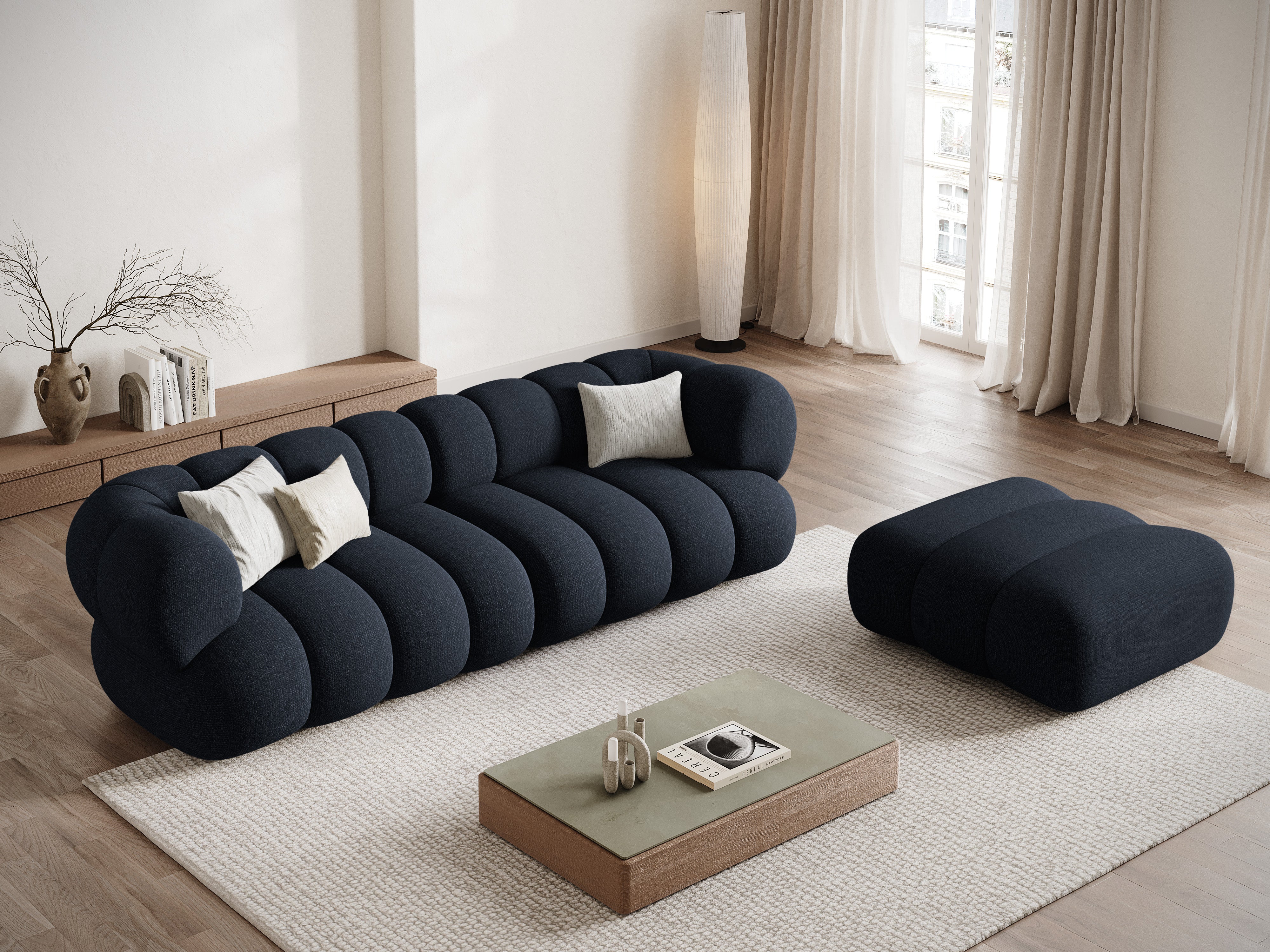 KOGE Pouf in Navy Blue