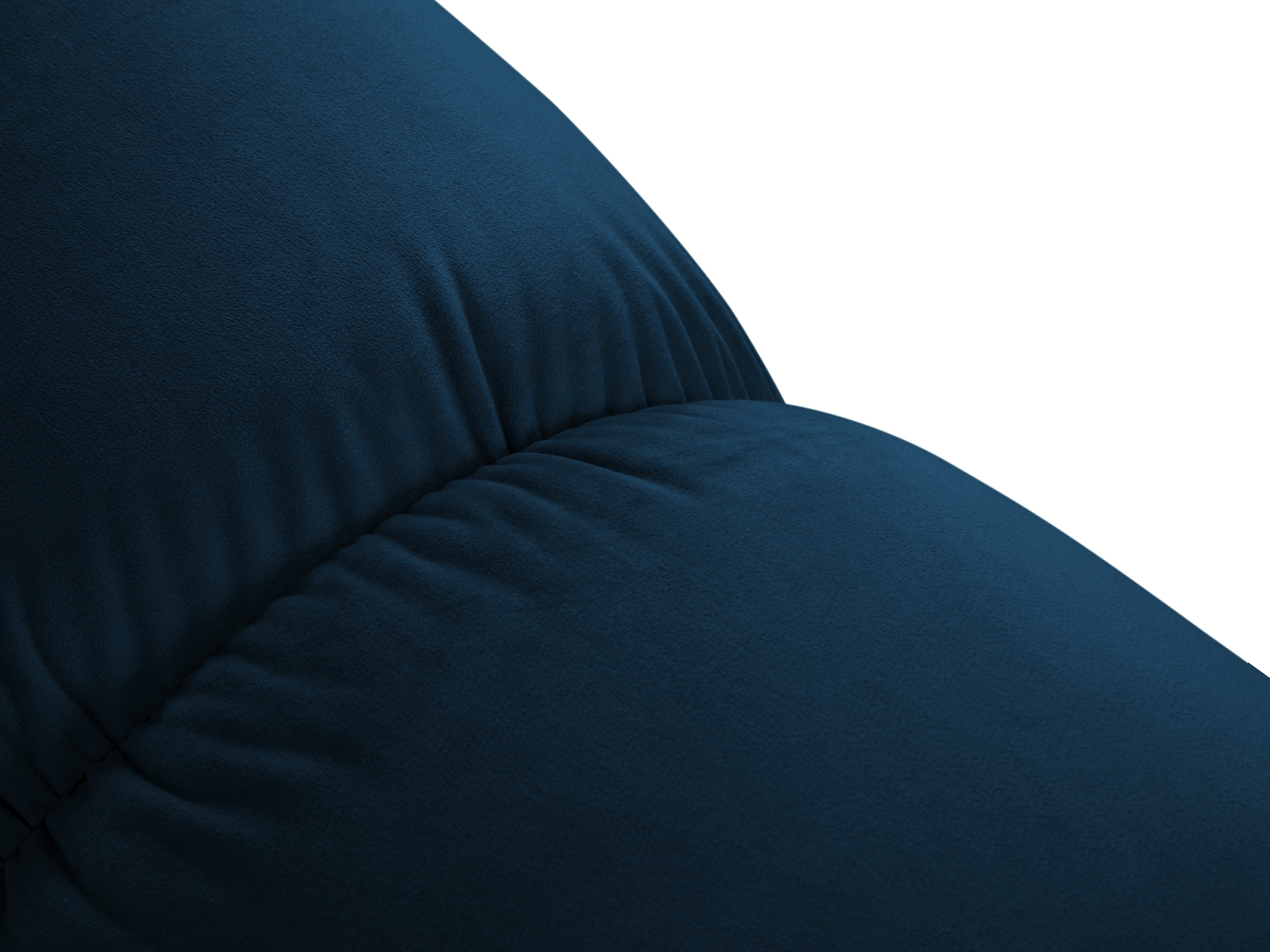 CORTINA Velvet Pouf Royal Blue