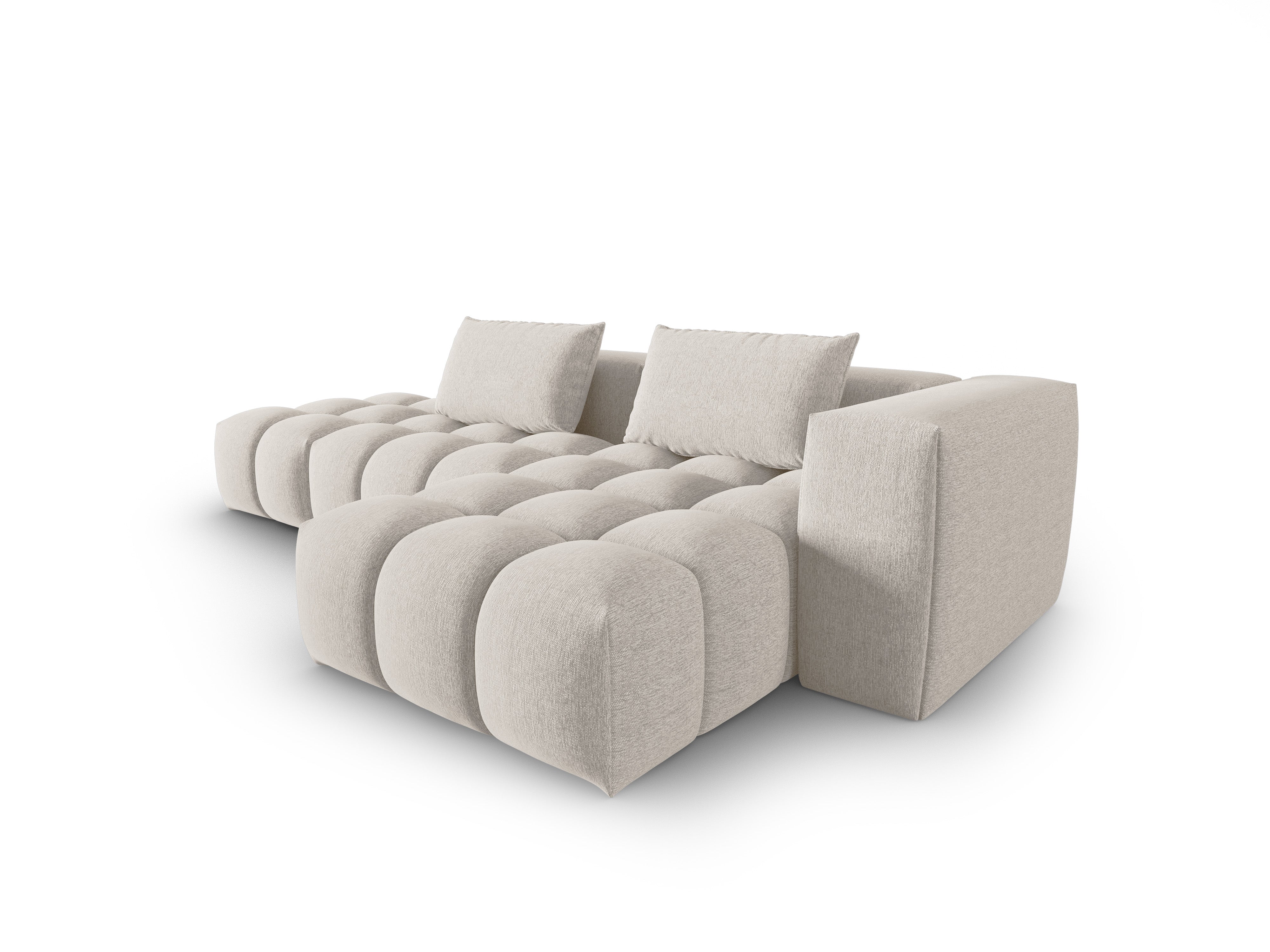 VERONA open right-facing 4-seater corner sofa beige