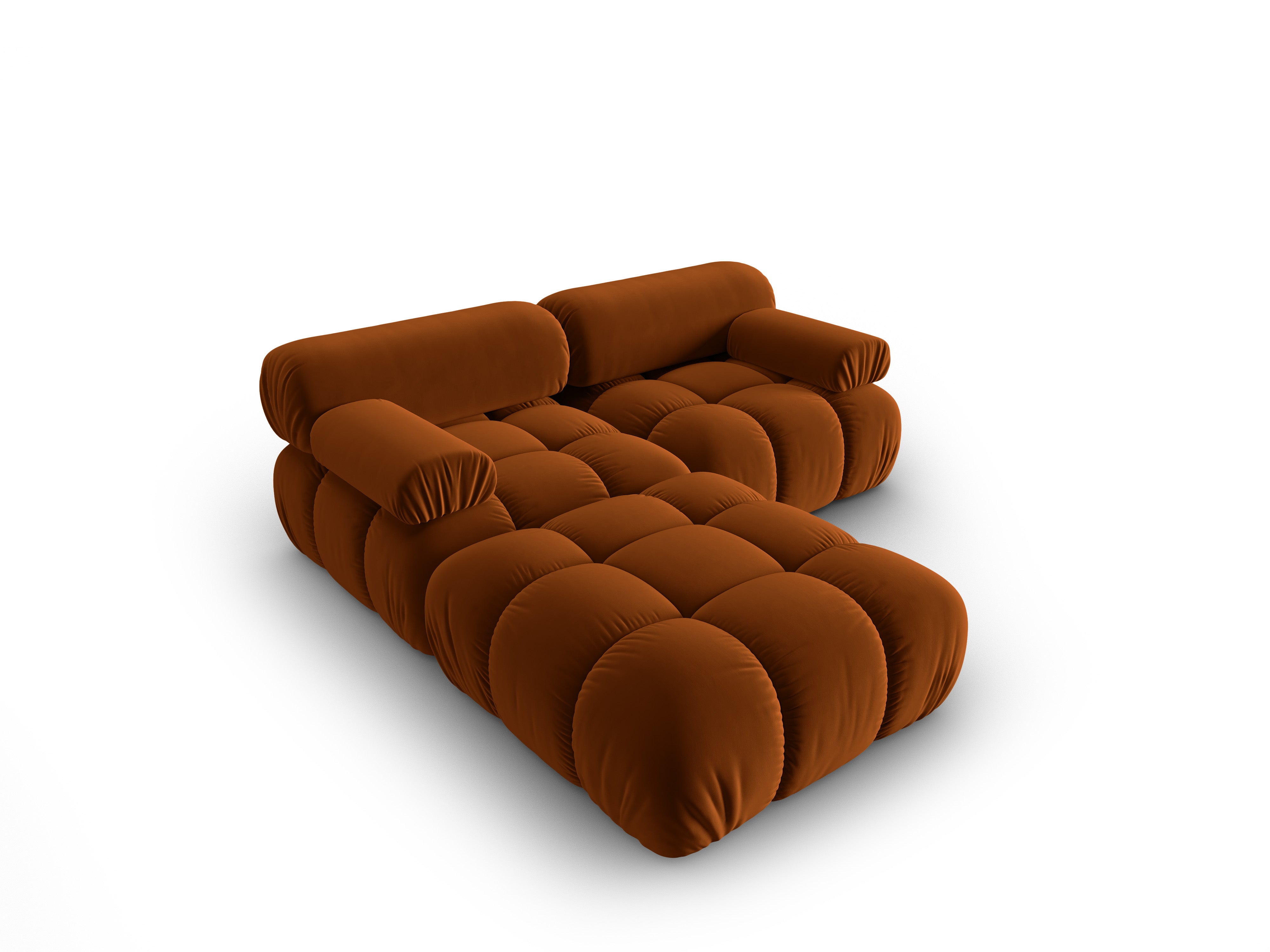 CORTINA Brick Velvet 3-Seater Sofa