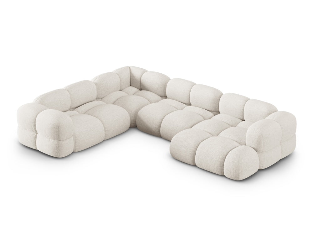 U-förmiger linker Ecksofa LORETTO hellbeige