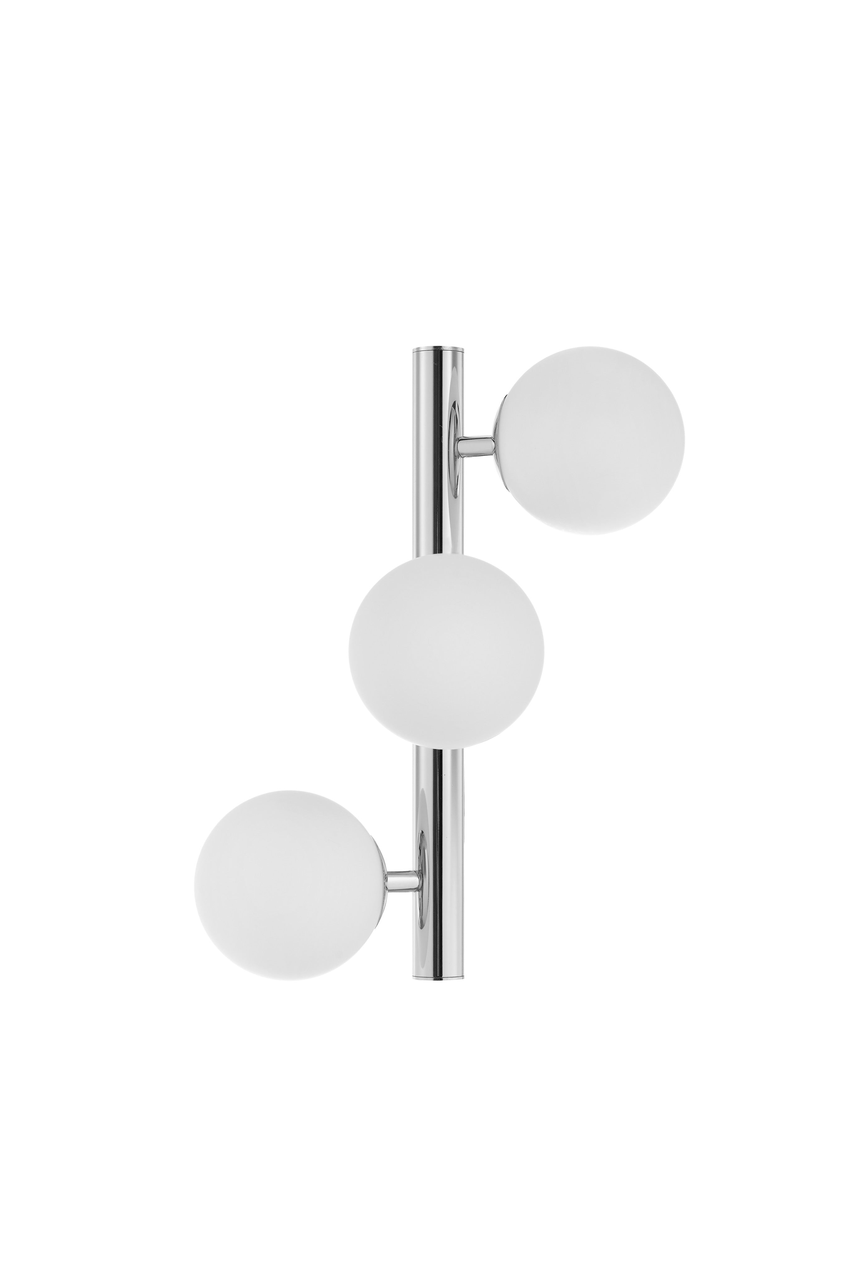 Three-Point Wall Lamp CUMULUS Chrome