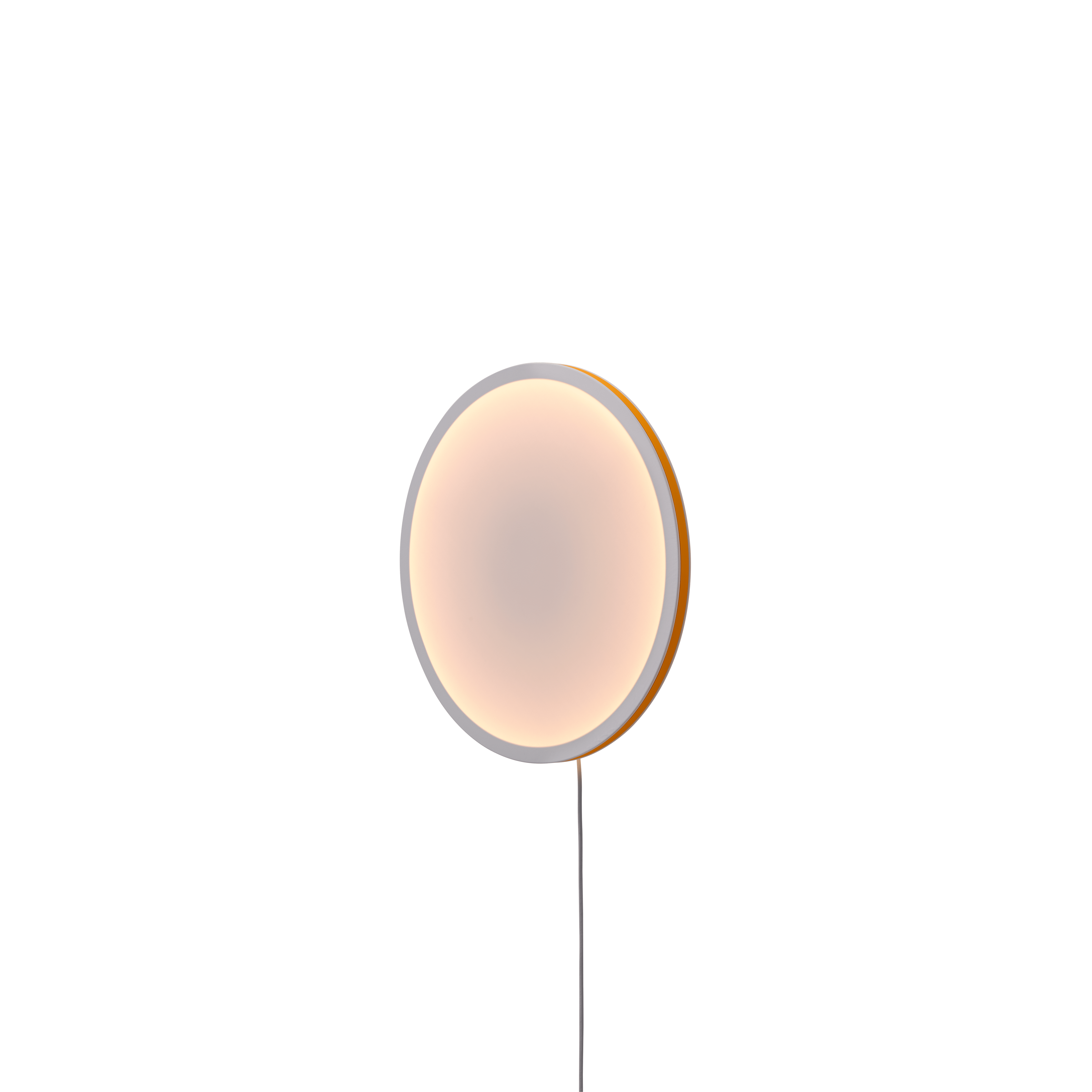 Wall Lamp CALM White with Orange Trim