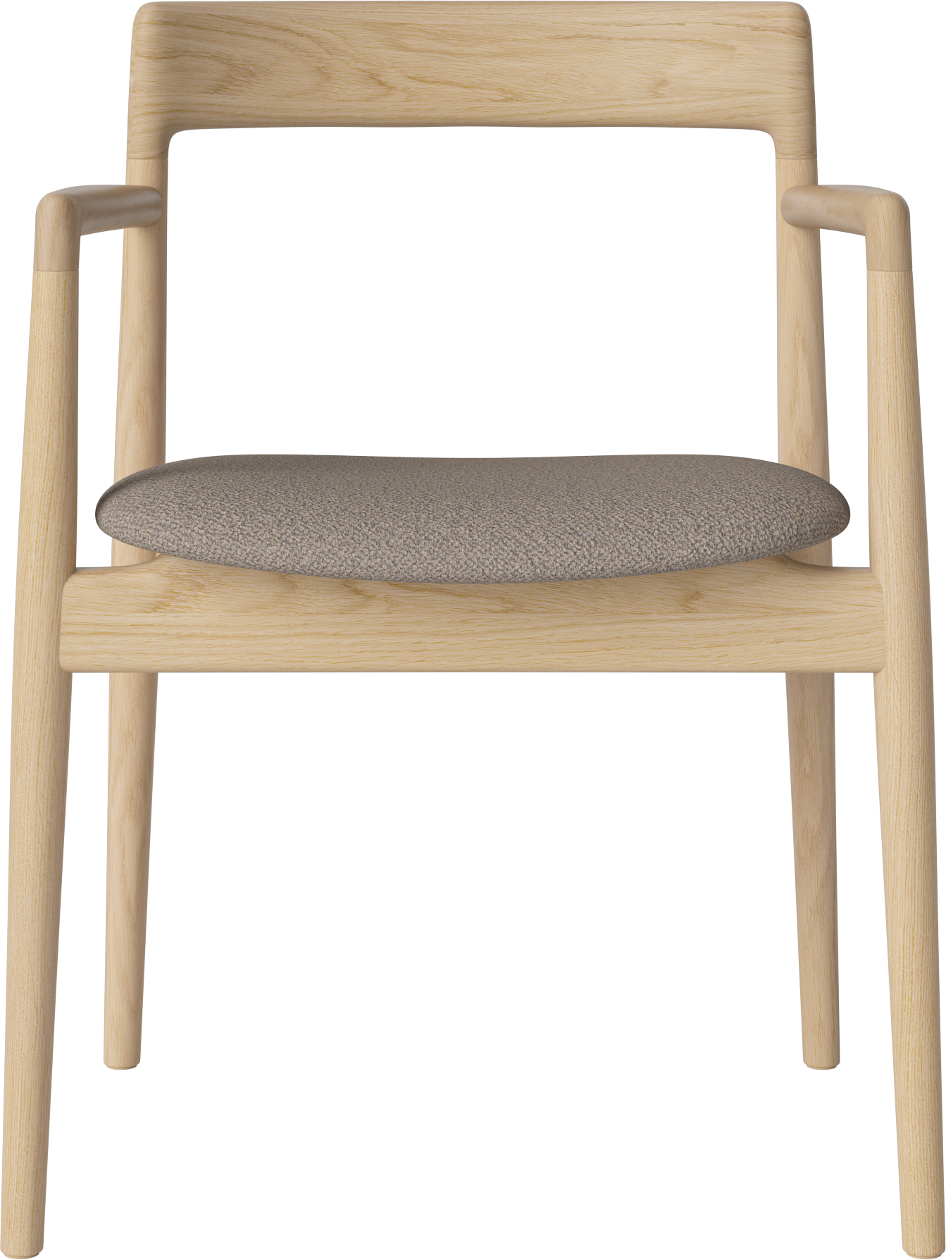 Calma chair bleached oak wood