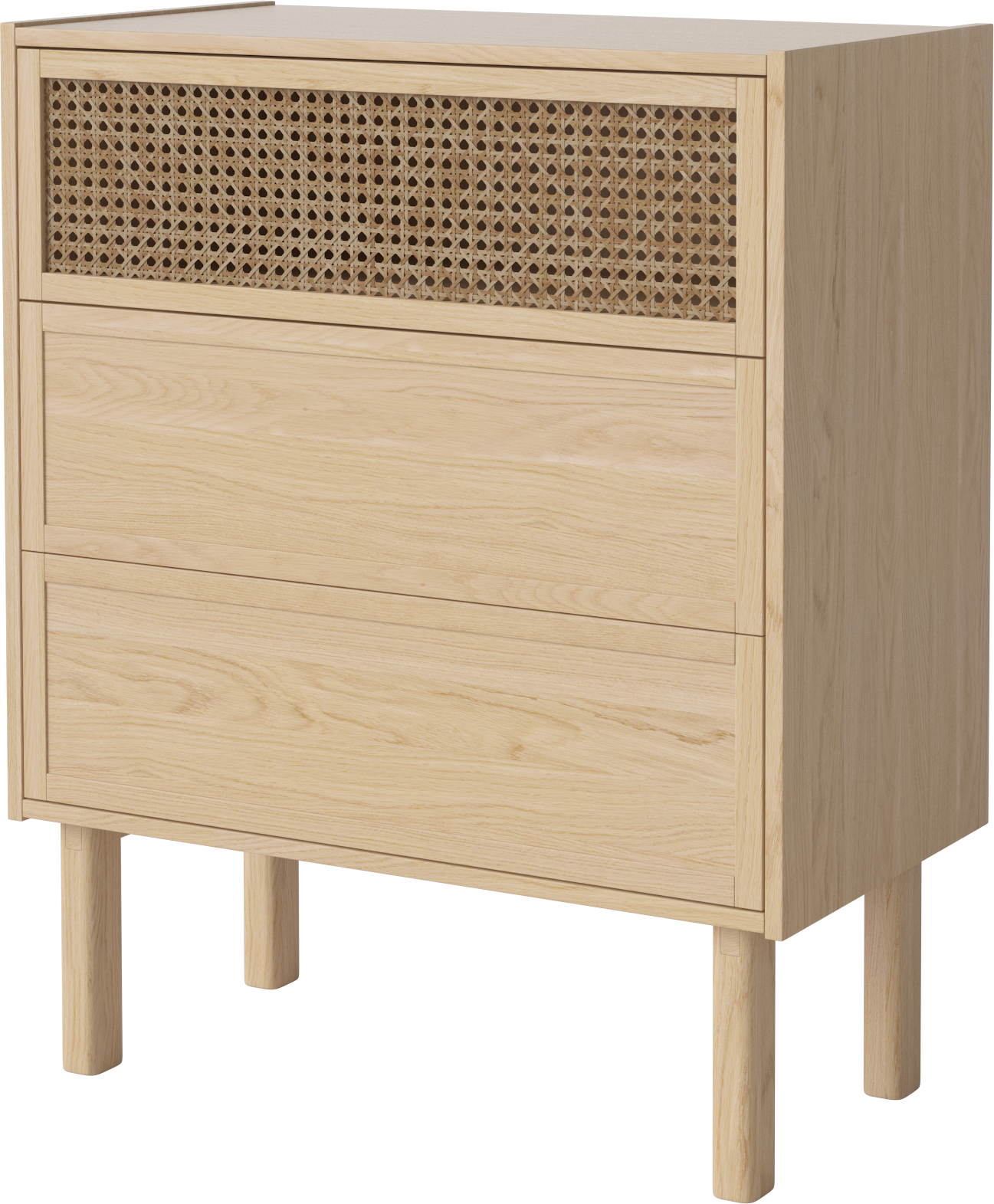 CANA chest of drawers bleached oak wood