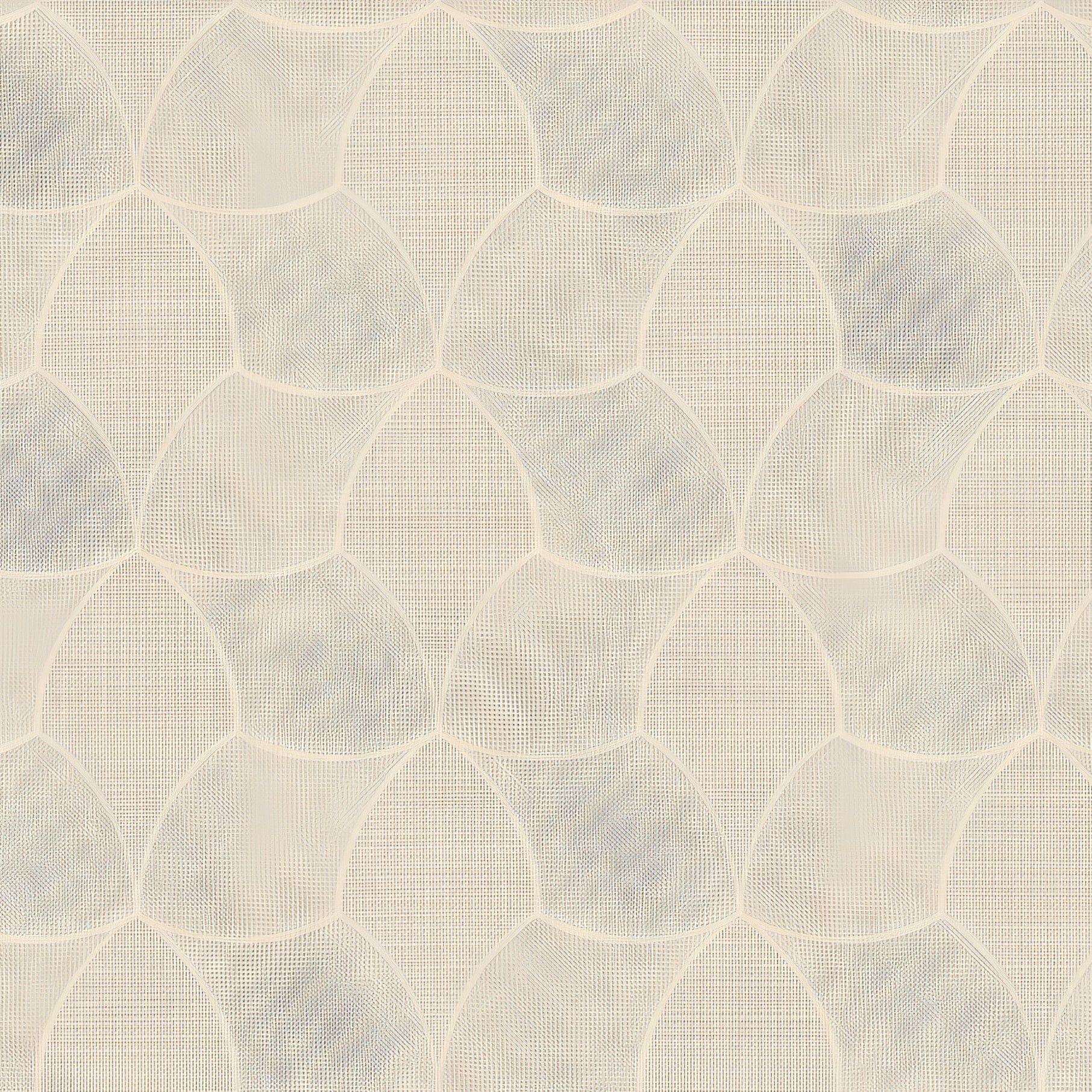 Tapeta imitująca balijską plecionkę TRESSANA - SABLE/NACRÉ beżowy